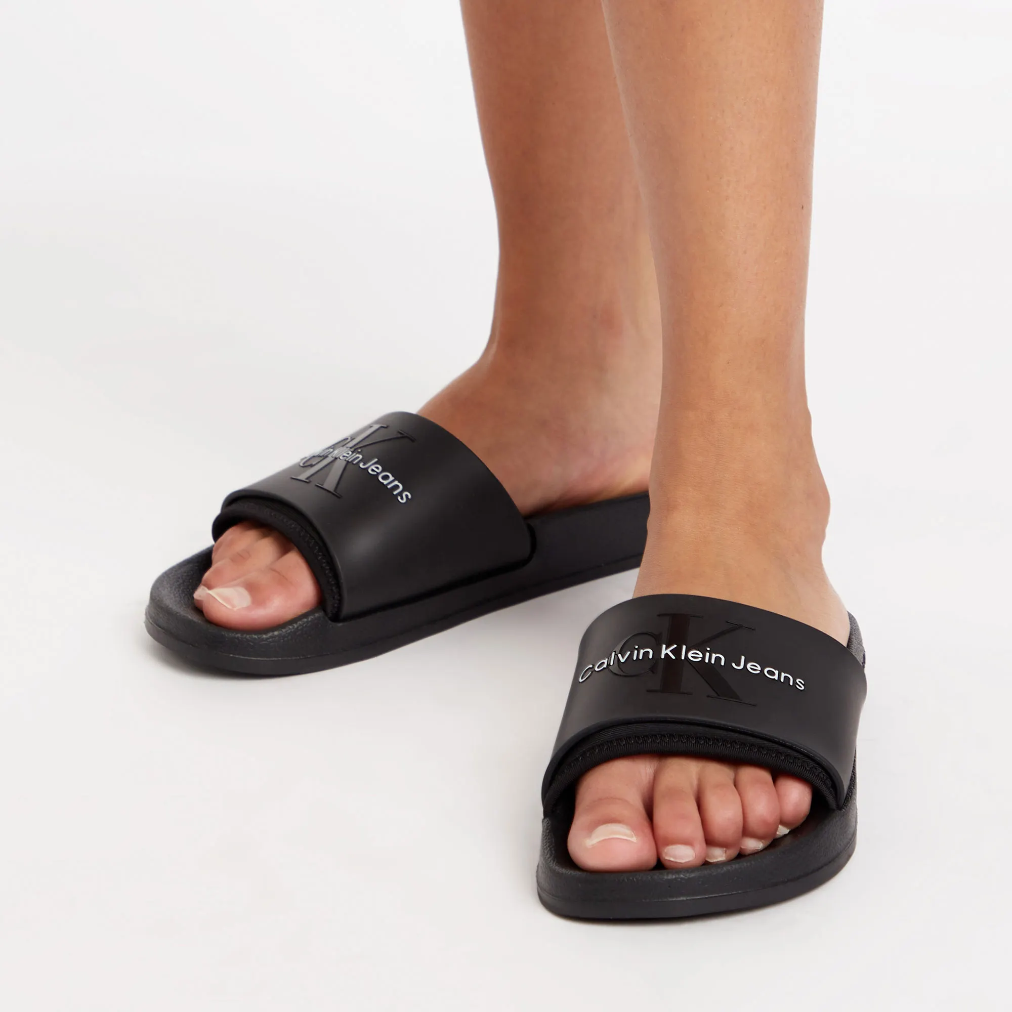 Calvin Klein Slide Monogram Slippers Dames