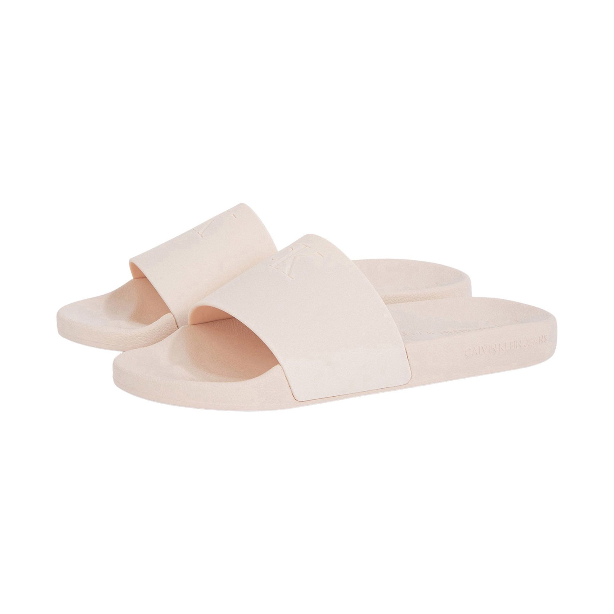 Calvin Klein Monogram Logo Badslippers Dames 