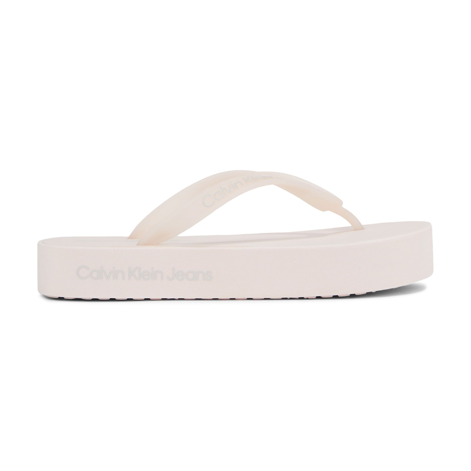 Calvin Klein Flatform Logo Teenslippers Dames