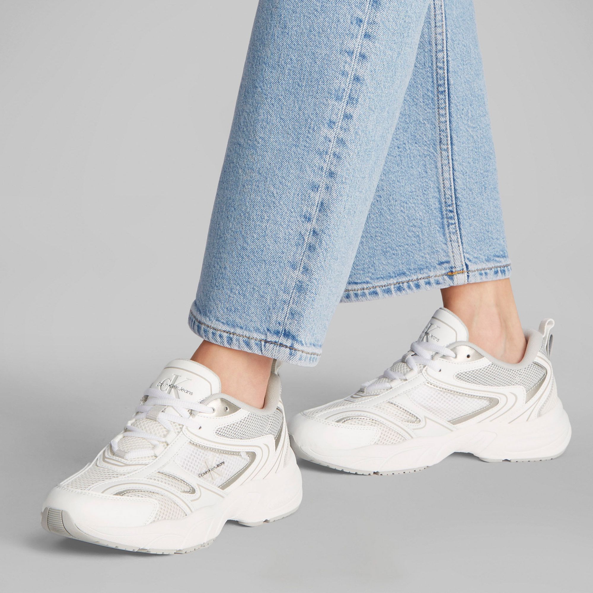 Calvin Klein Retro Tennis Mesh Sneakers Dames