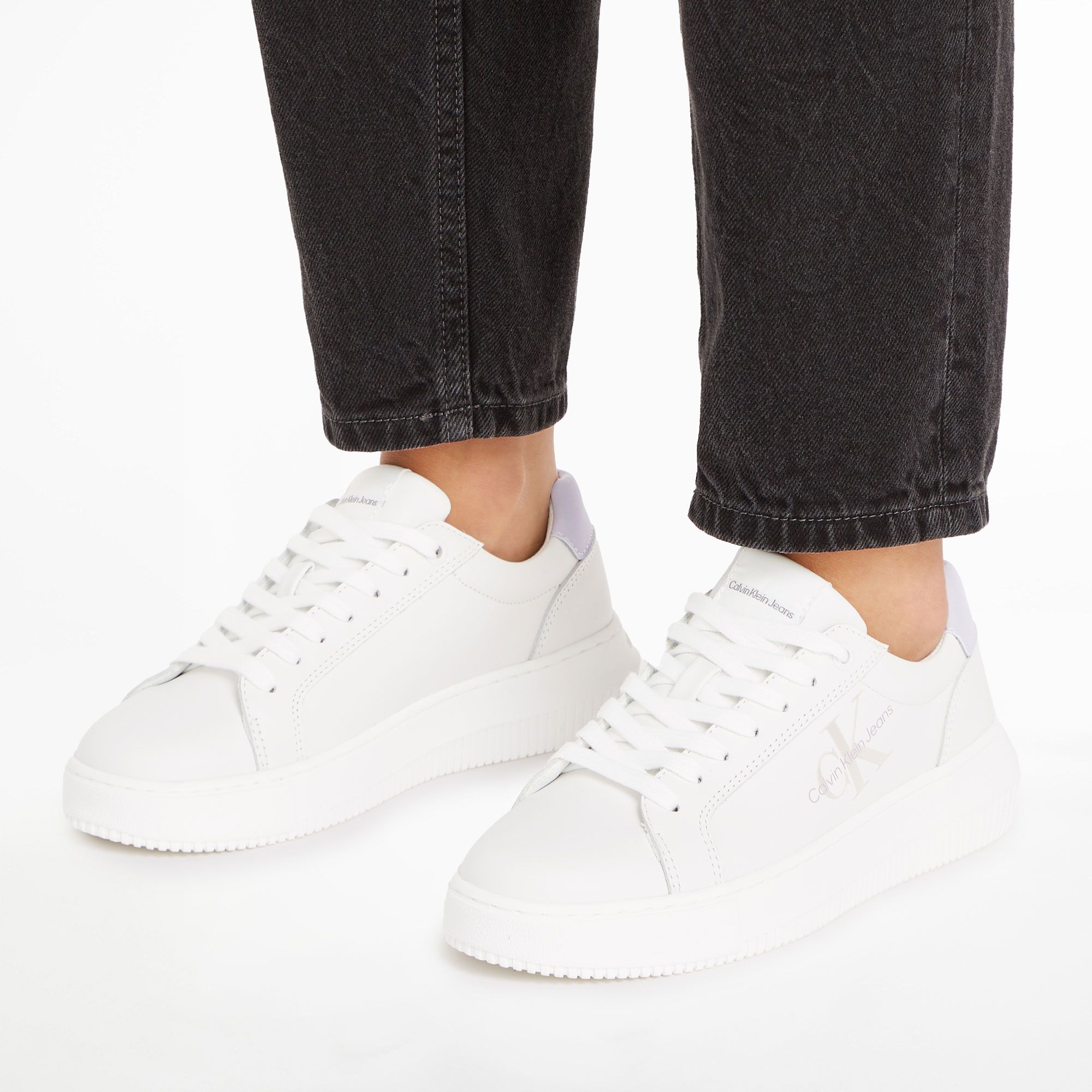 Calvin Klein Chunky Cupsole Lace Up Sneakers Dames