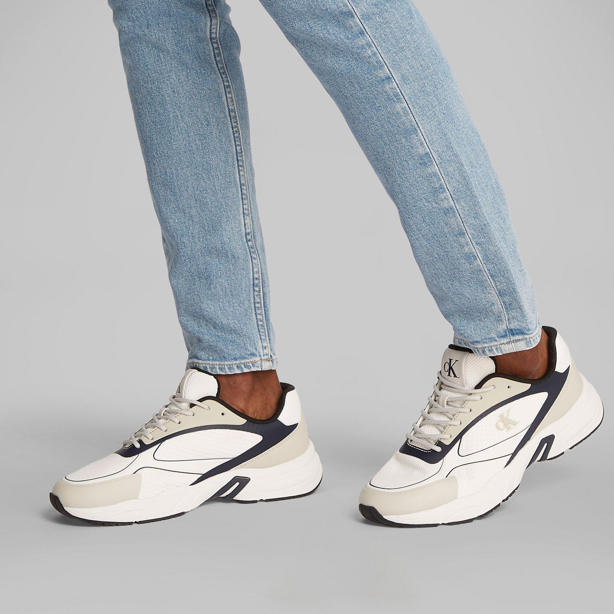 Baskets Calvin Klein Retro Tennis Low Knit Hommes