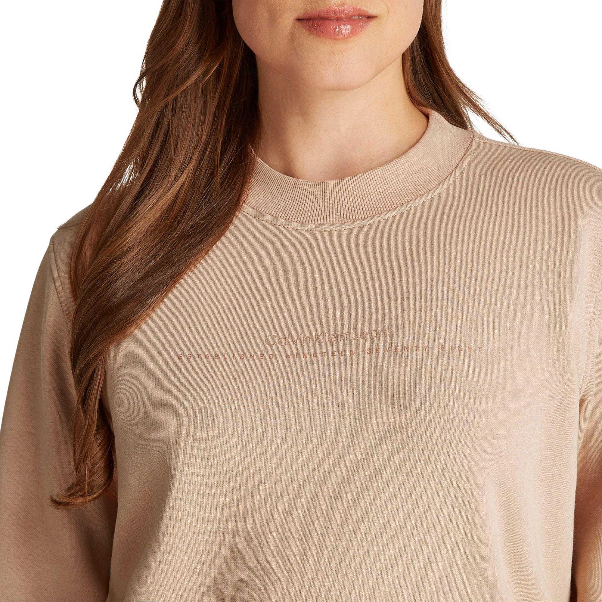 Calvin Klein Institutional Graphic Crewneck Sweater Dames