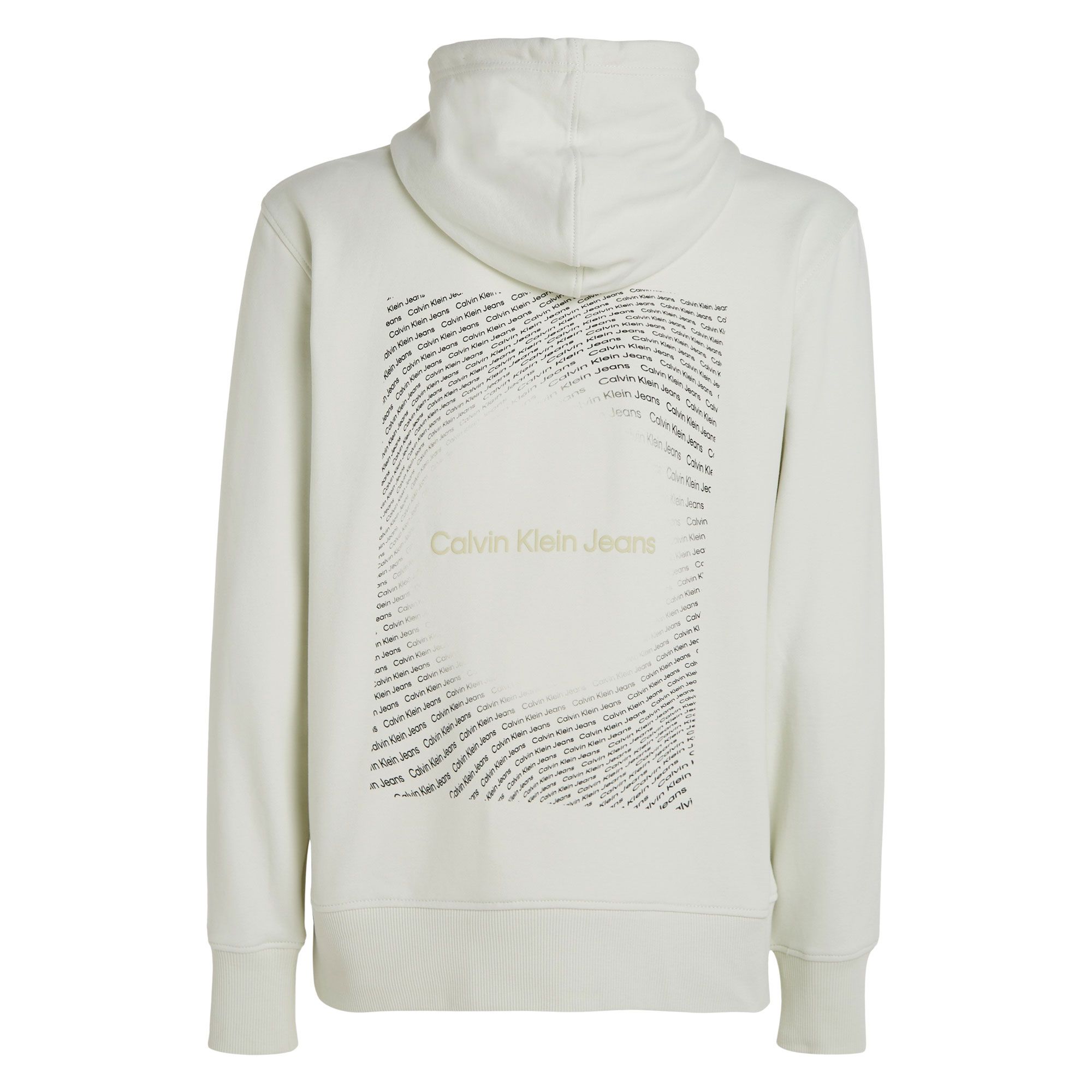 Calvin Klein Square Frequency Logo Hoodie Heren