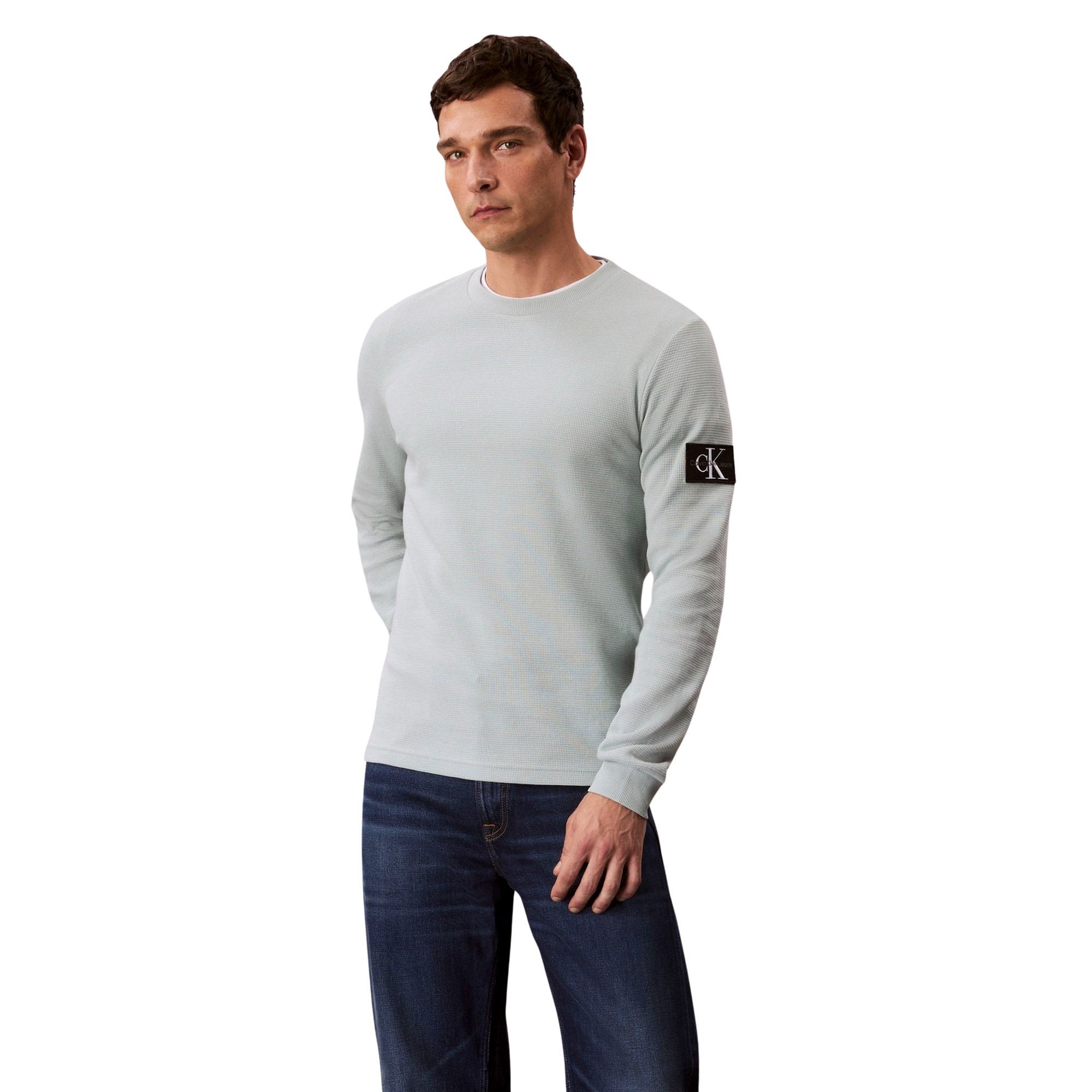 Calvin Klein Waffle Badge Sweater Heren