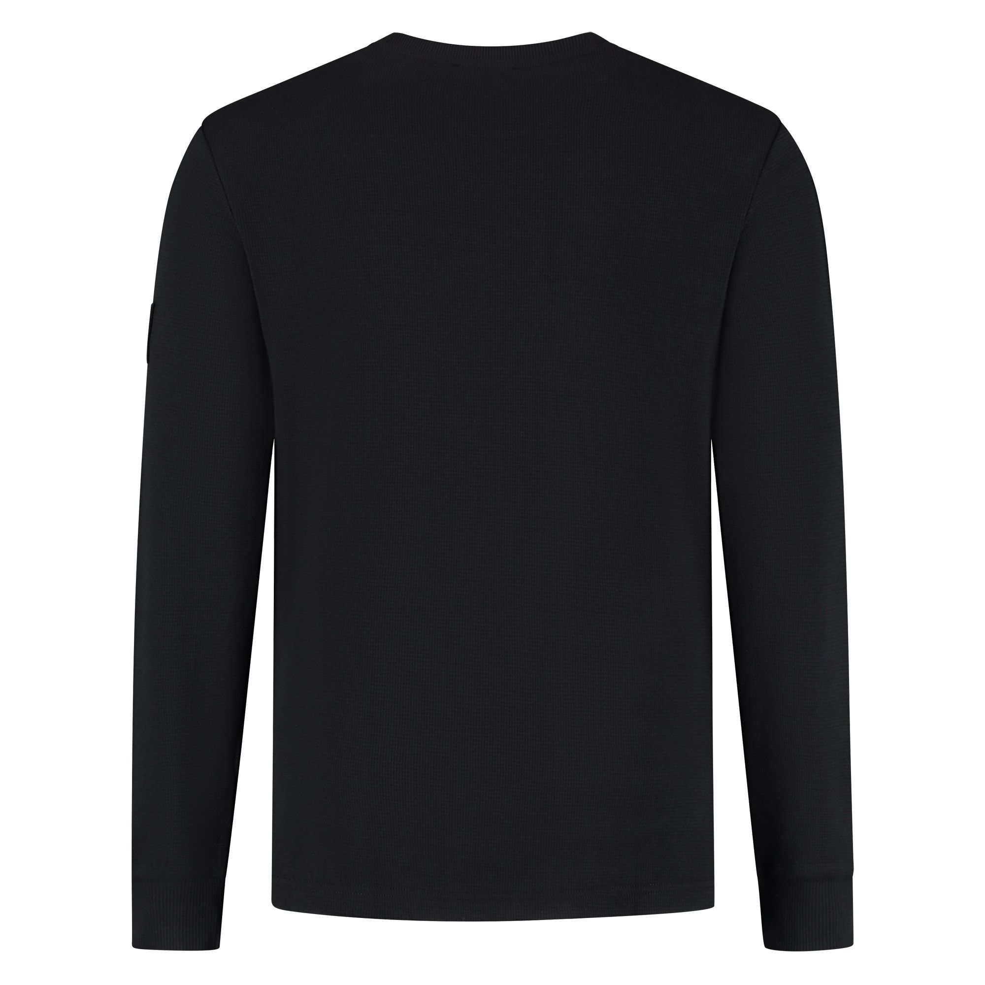 Calvin Klein Pull à badge en gaufre pour hommes