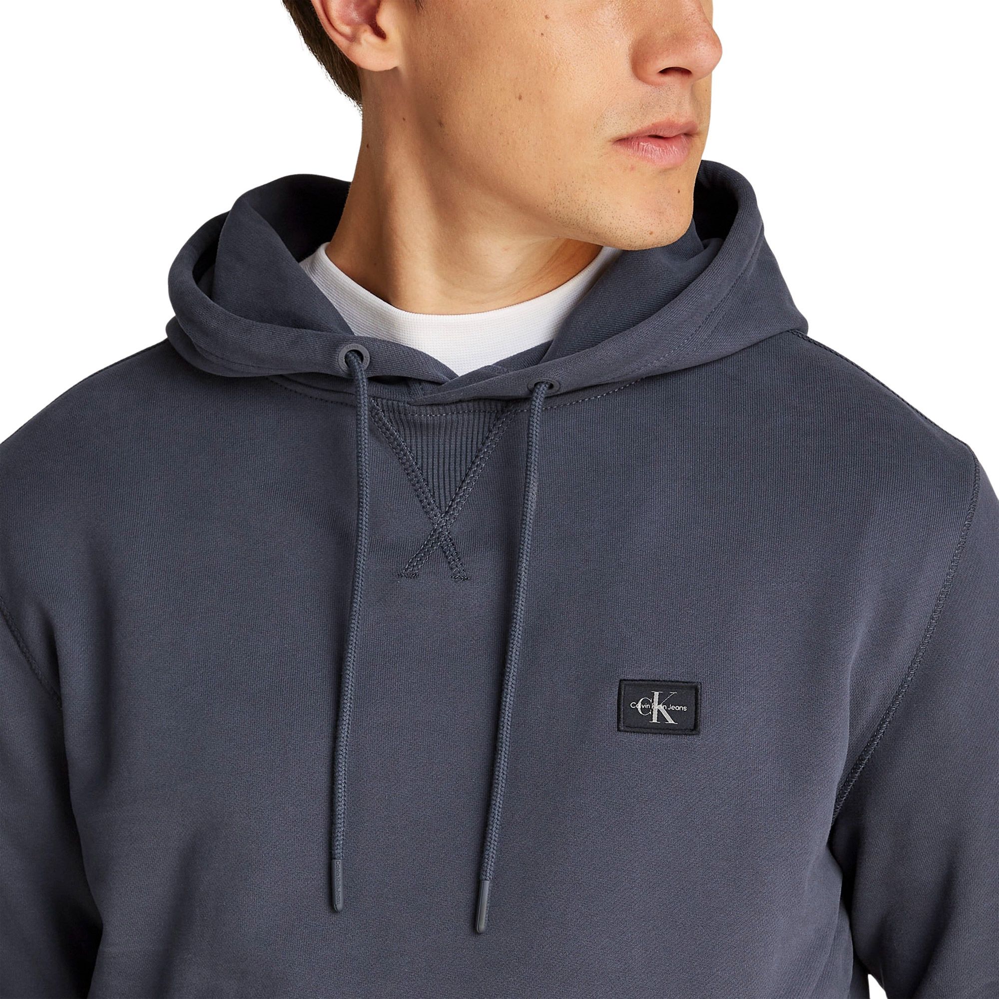 Calvin Klein Woven Label Hoodie Heren