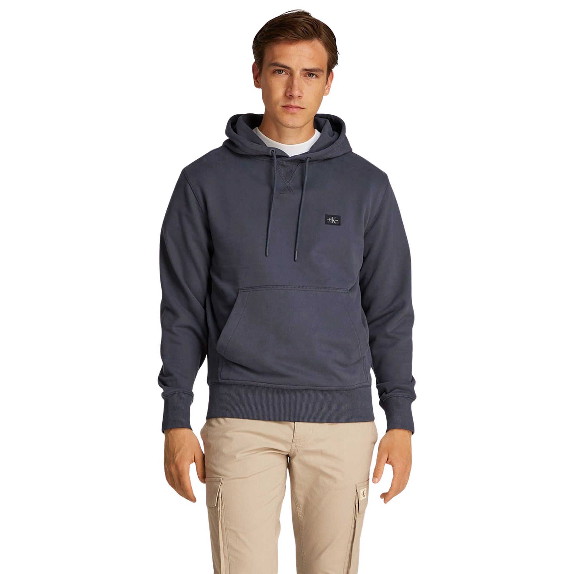 Calvin Klein Woven Label Hoodie Heren