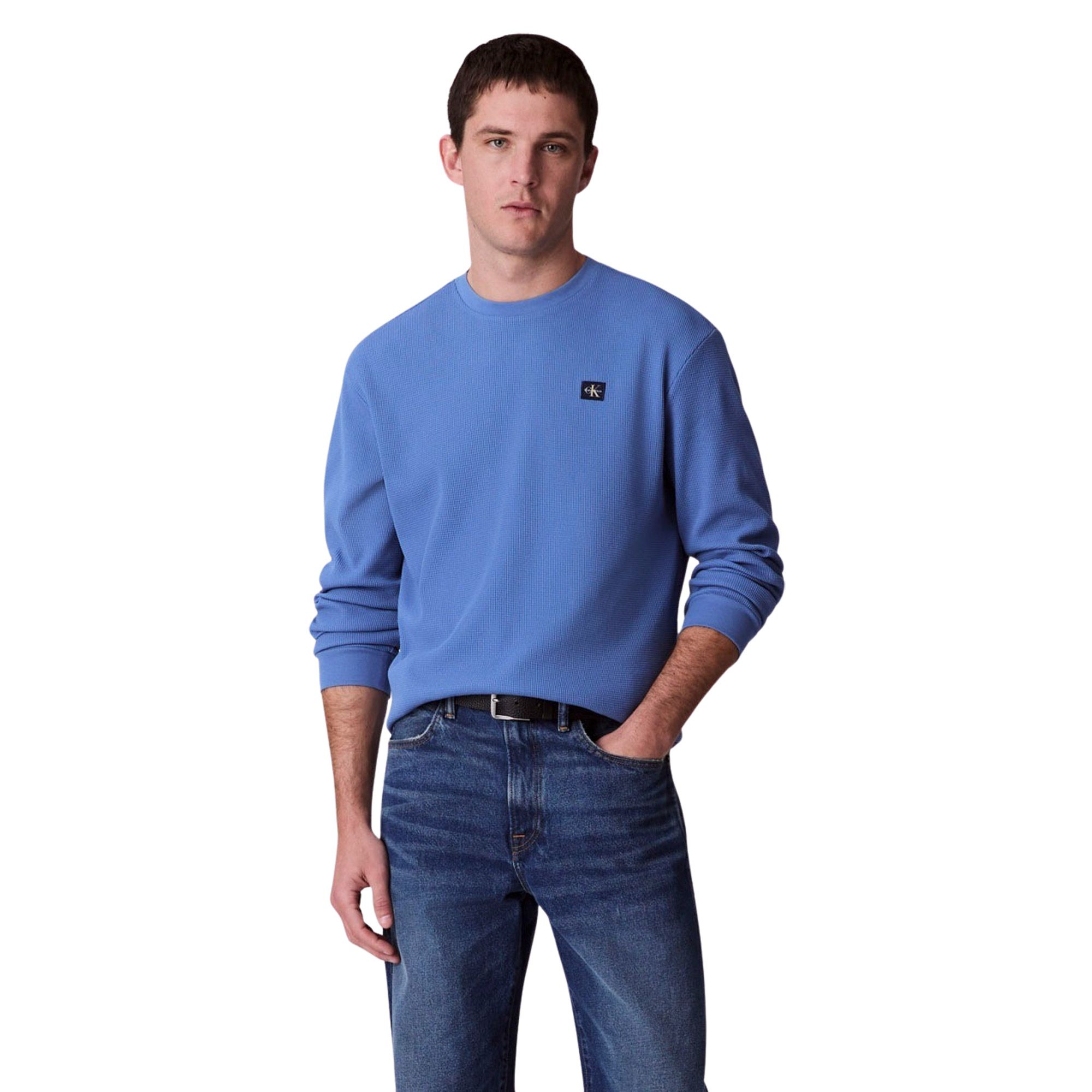 Pull Calvin Klein Waffle Badge Hommes