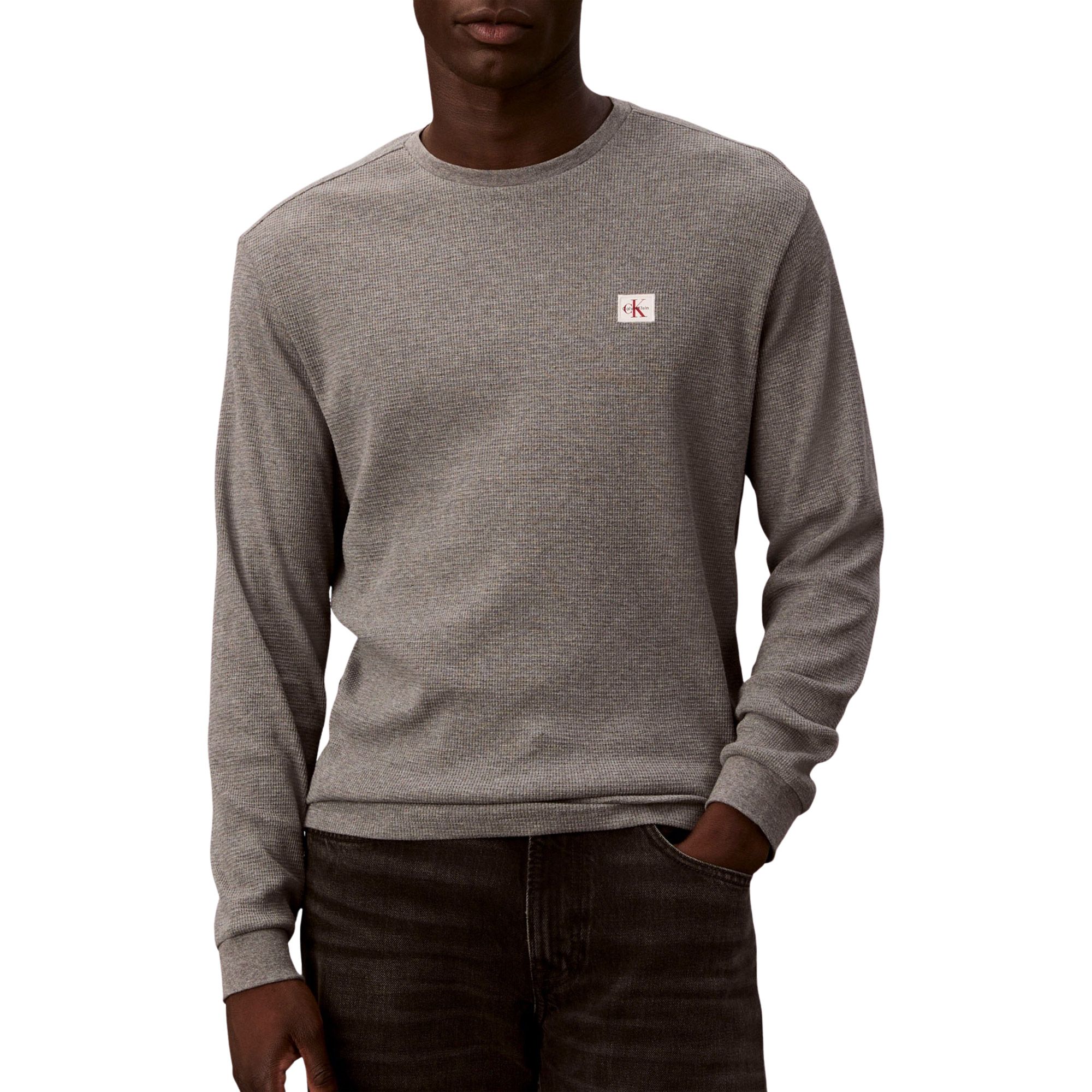 Calvin Klein Waffle Badge Sweater Heren