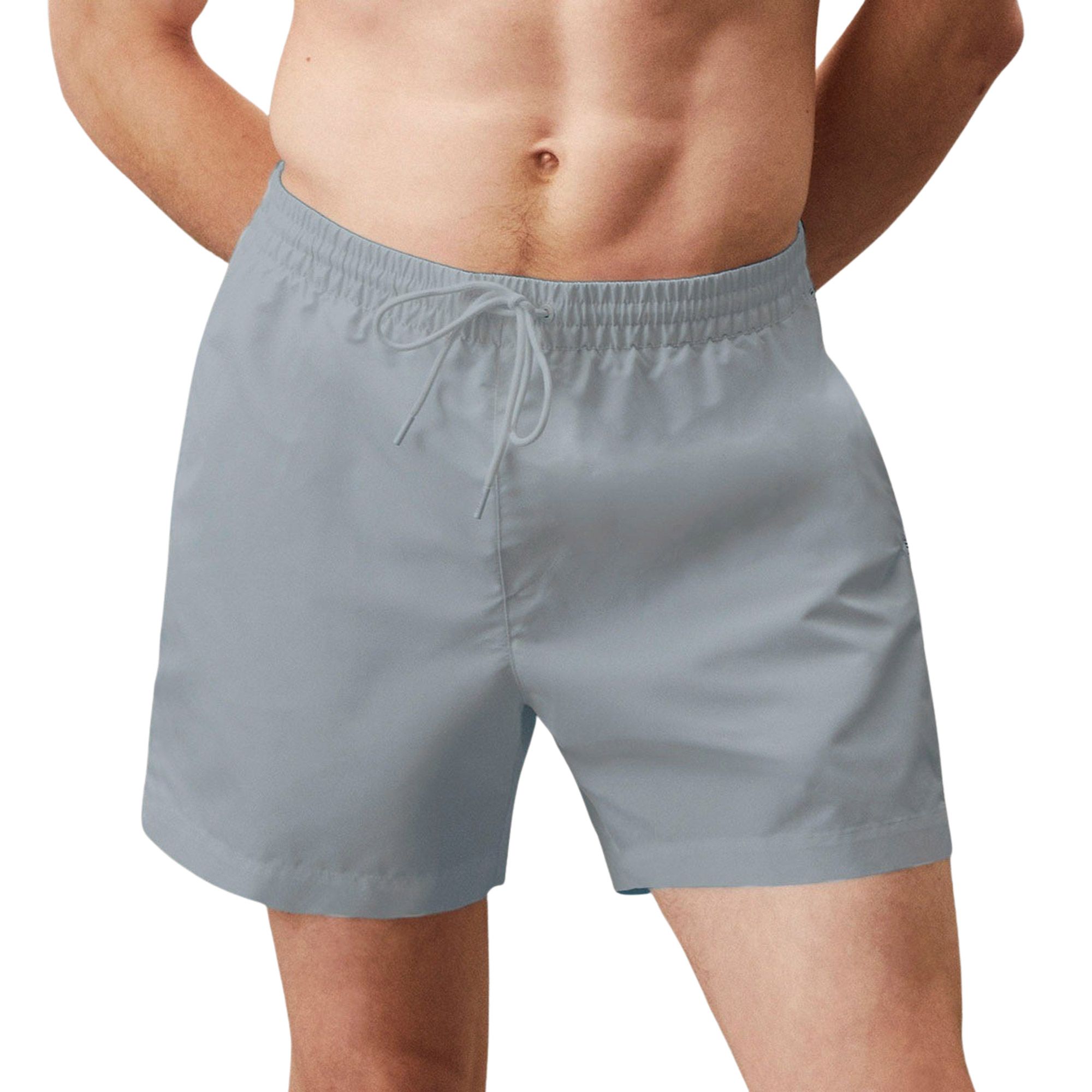 Calvin Klein Medium Drawstring Logo Tape Zwemshort Heren
