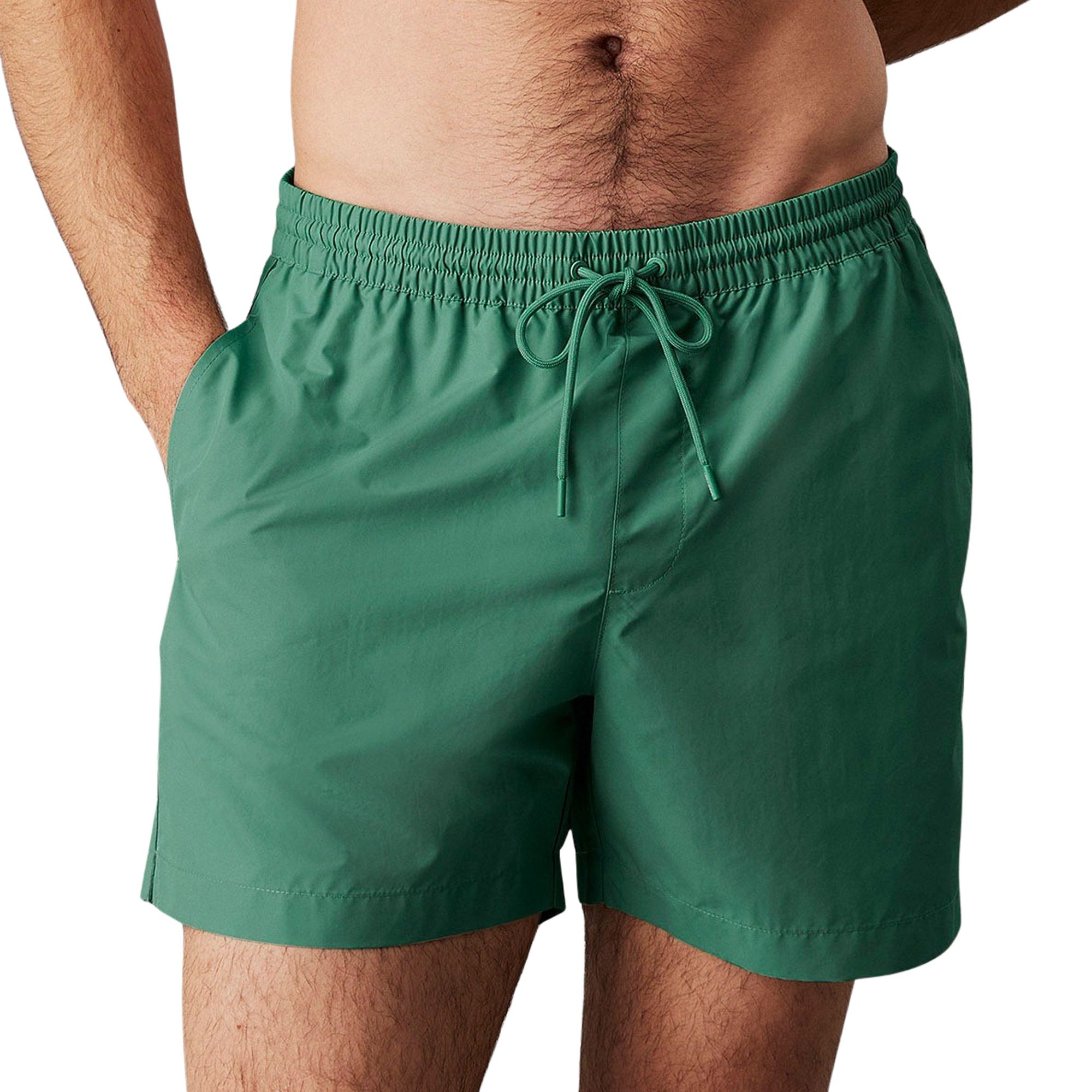 Calvin Klein Medium Drawstring Logo Tape Zwemshort Heren
