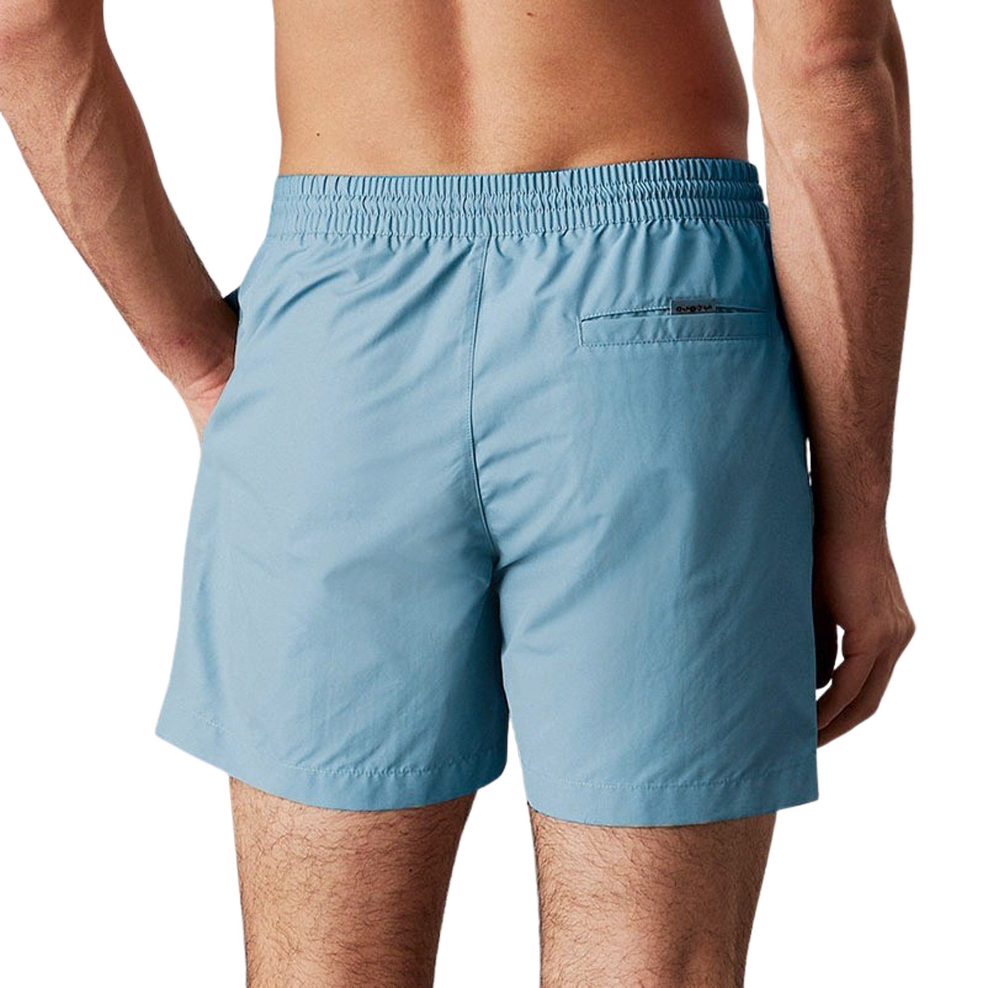 Calvin Klein Medium Drawstring Logo Tape Zwemshort Heren