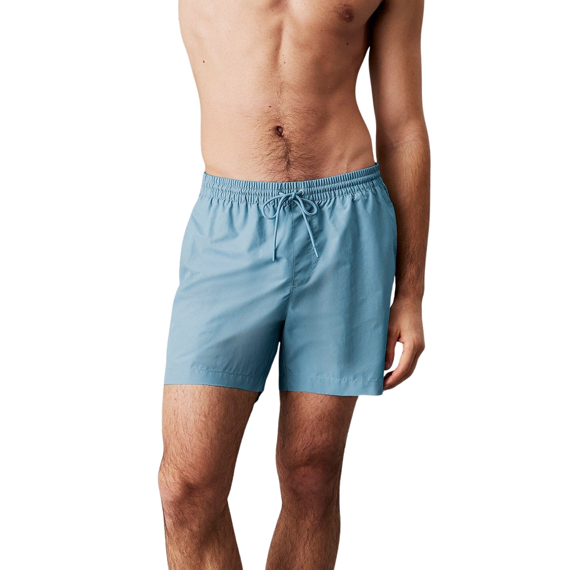 Calvin Klein Medium Drawstring Logo Tape Zwemshort Heren