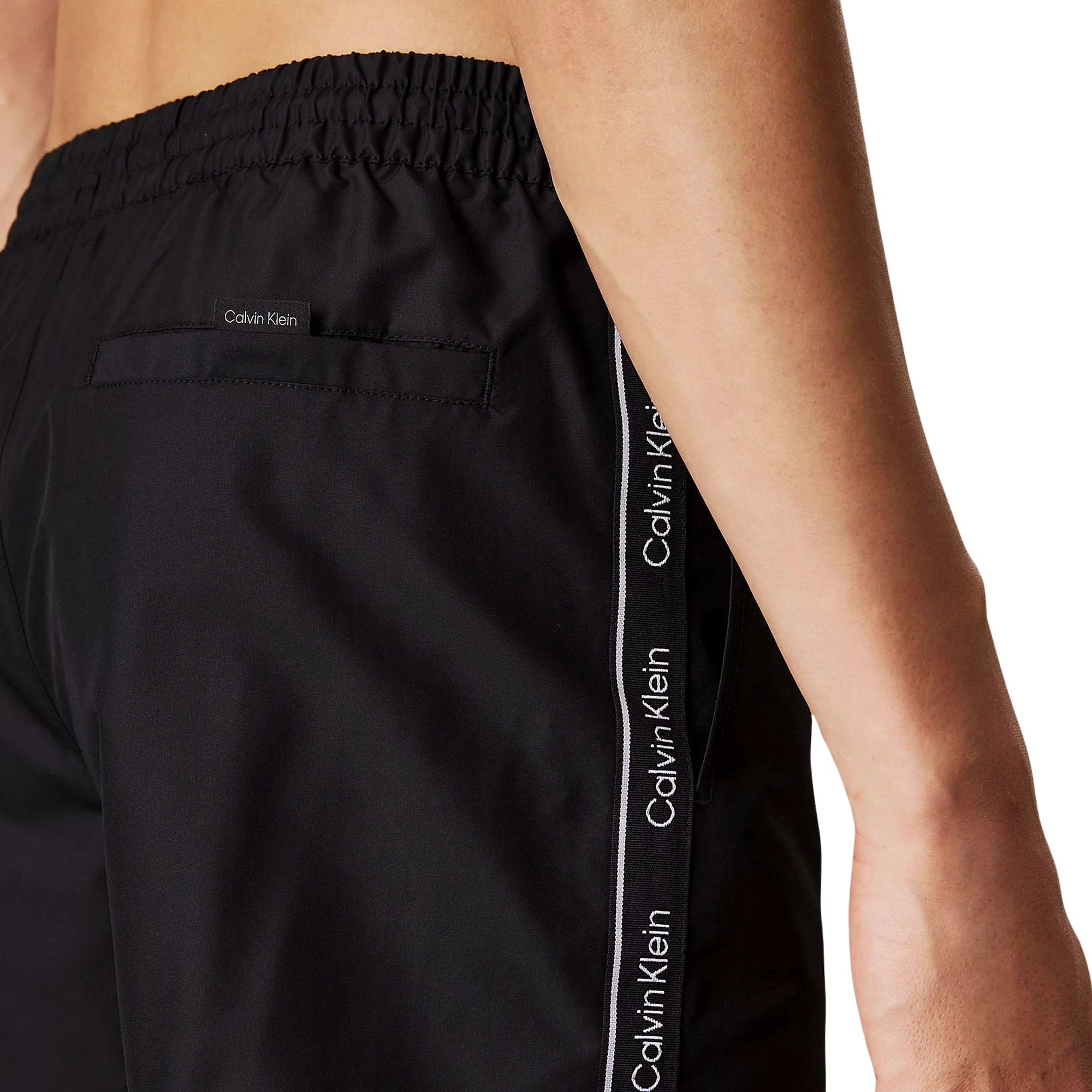 Calvin Klein Logo Tape Medium Drawstring Zwemshort Heren