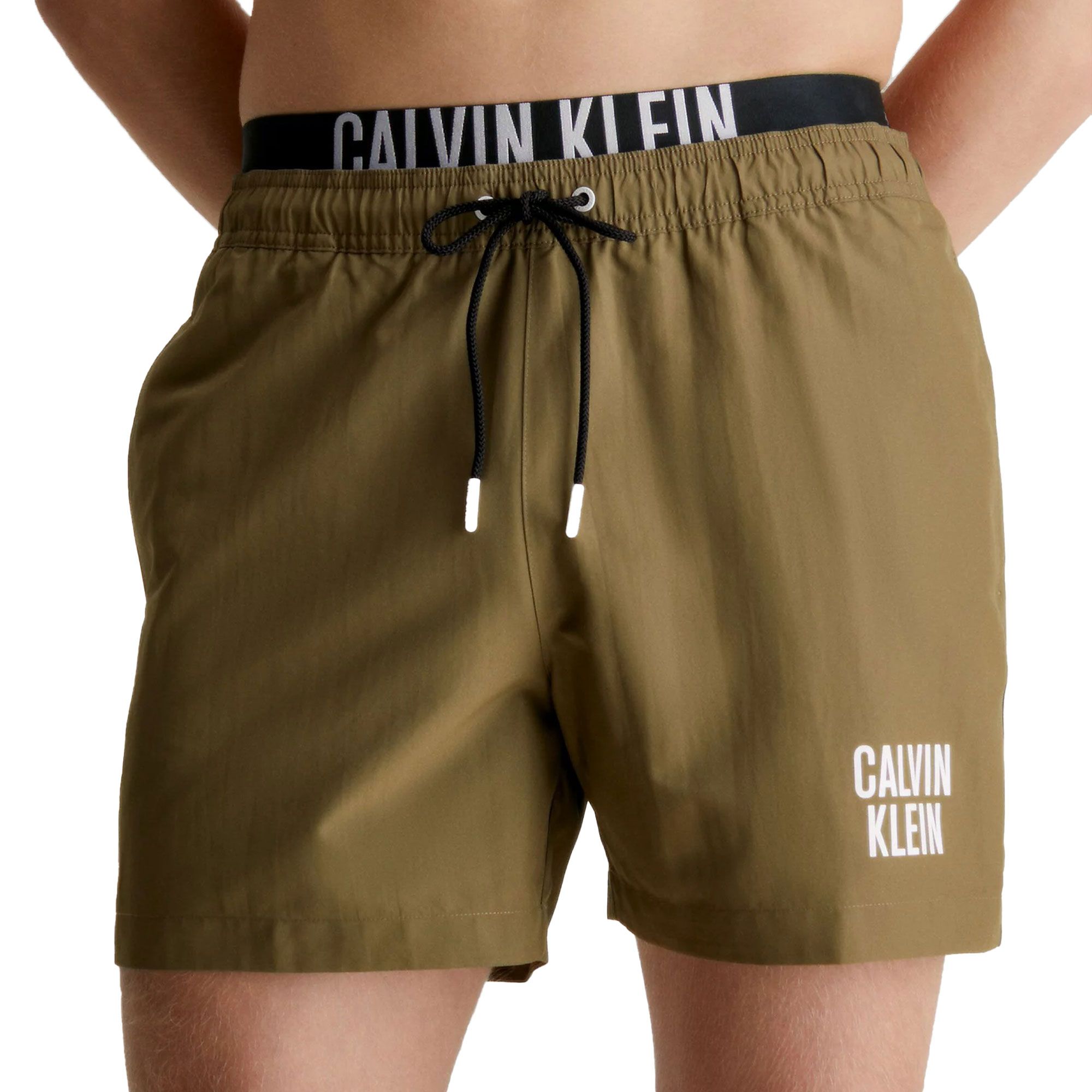 Calvin Klein Medium Double Waistband Zwemshort Heren