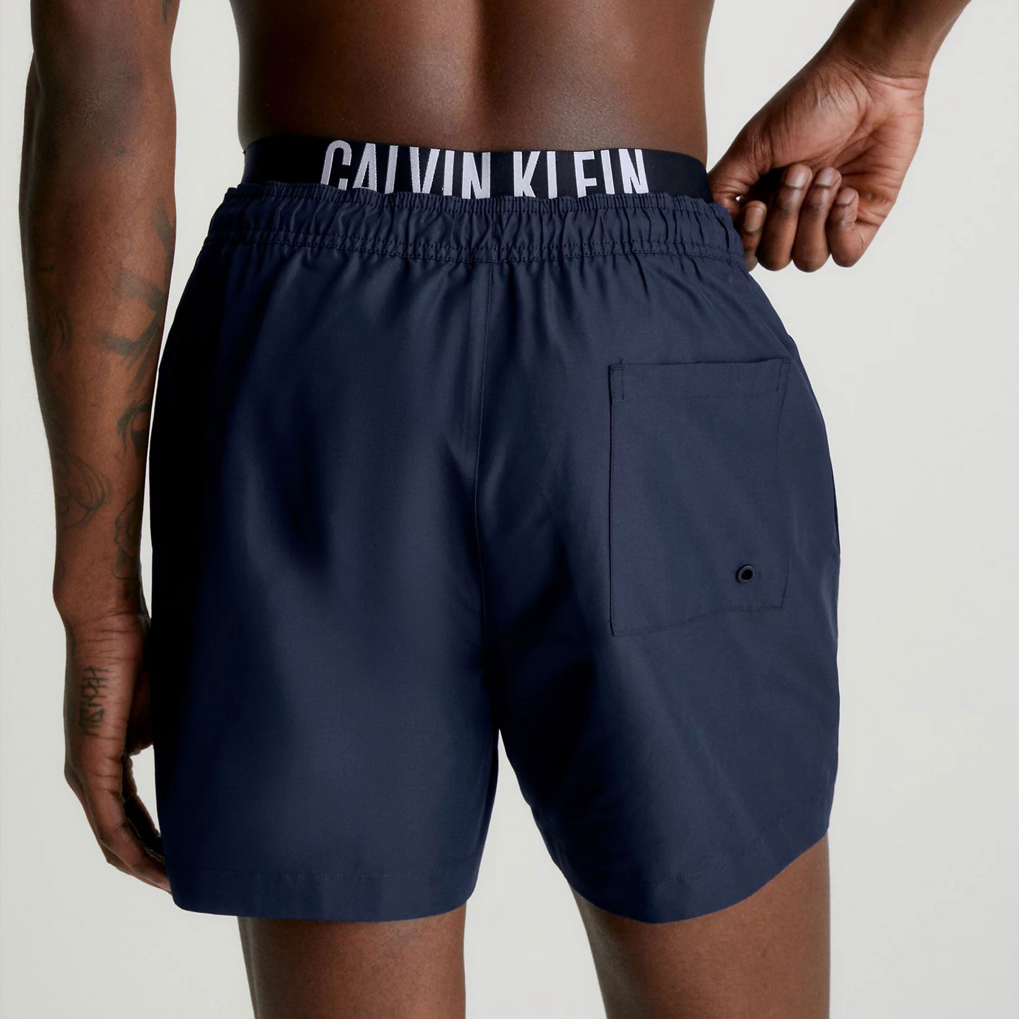 Calvin Klein Medium Double Waistband Zwemshort Heren