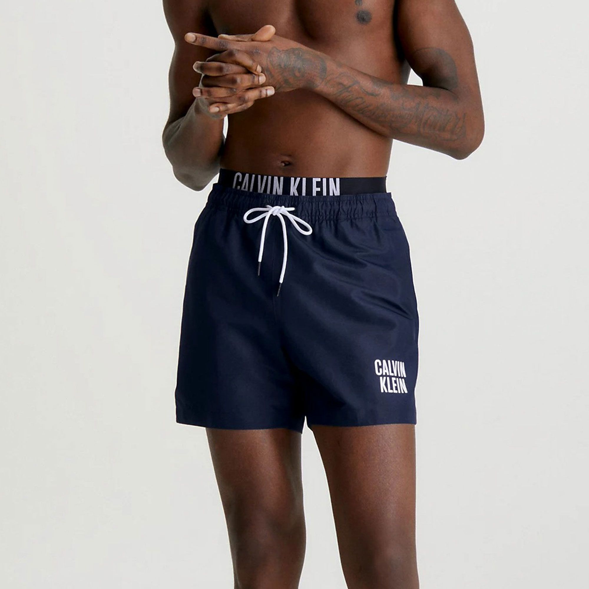 Calvin Klein Medium Double Waistband Zwemshort Heren