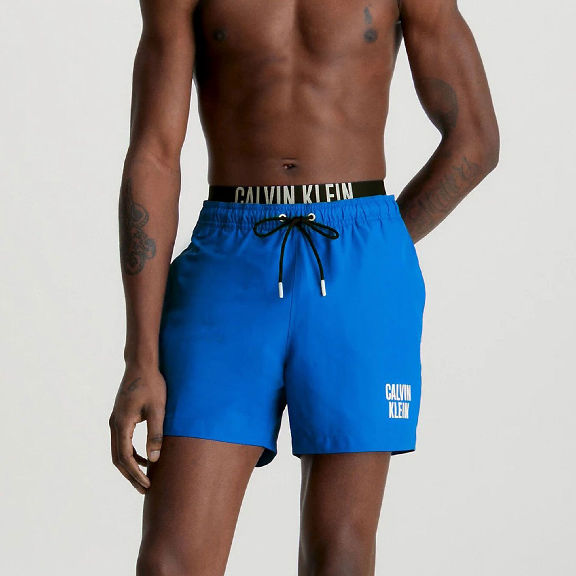 Calvin Klein Medium Double Waistband Zwemshort Heren