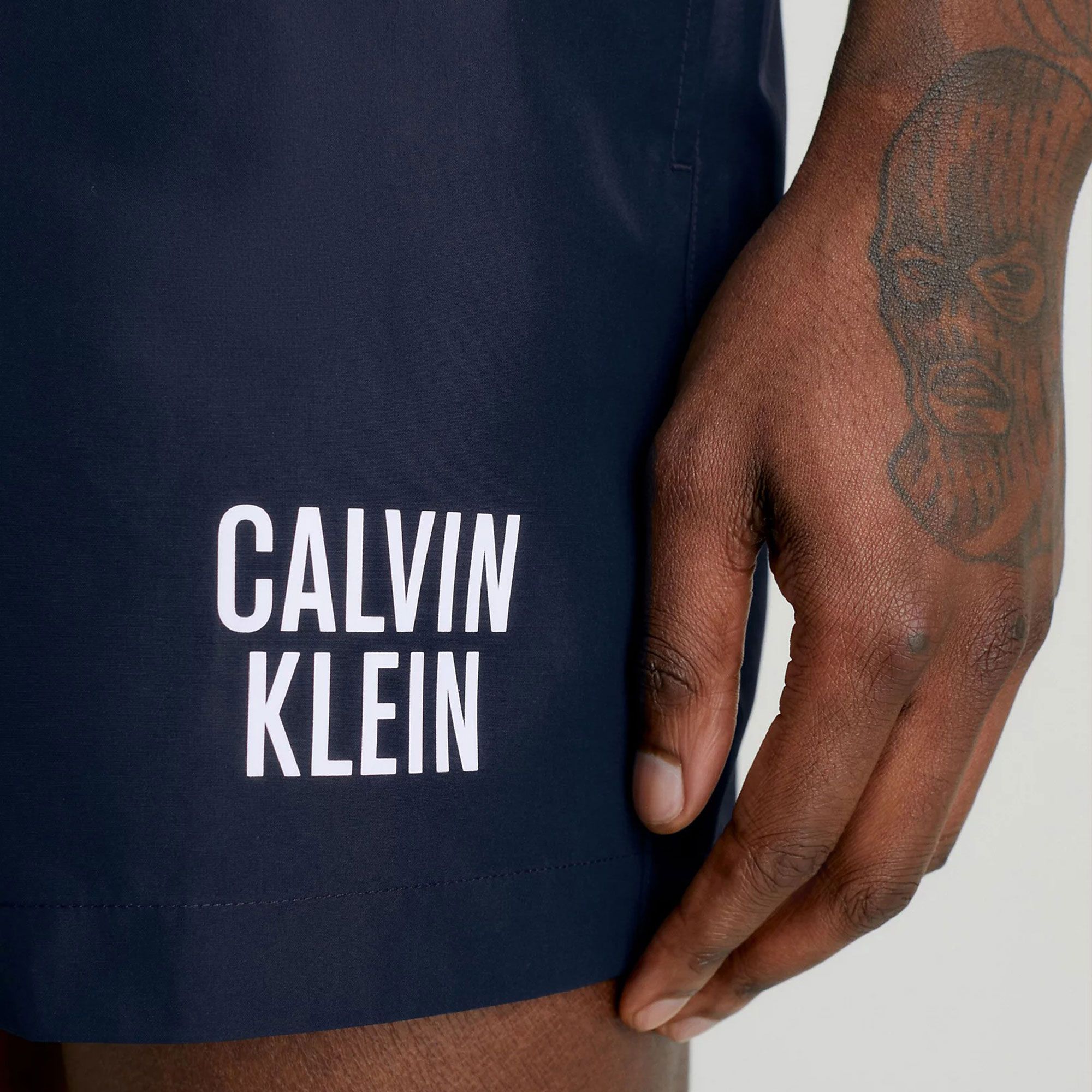 Calvin Klein Medium Double Waistband Zwemshort Heren