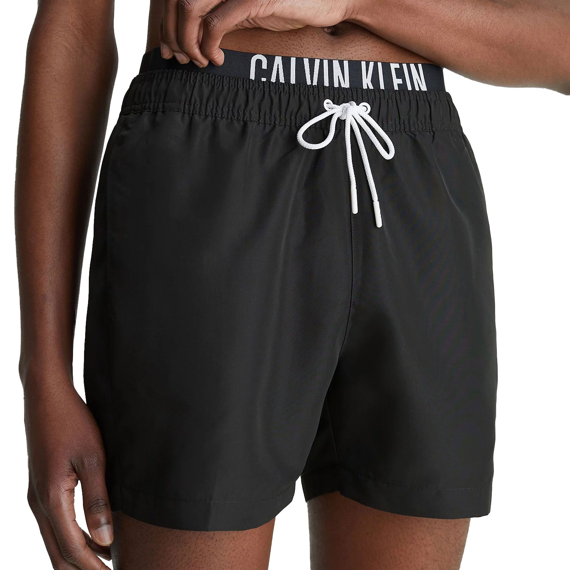 Calvin Klein Medium Double Waistband Zwemshort Heren
