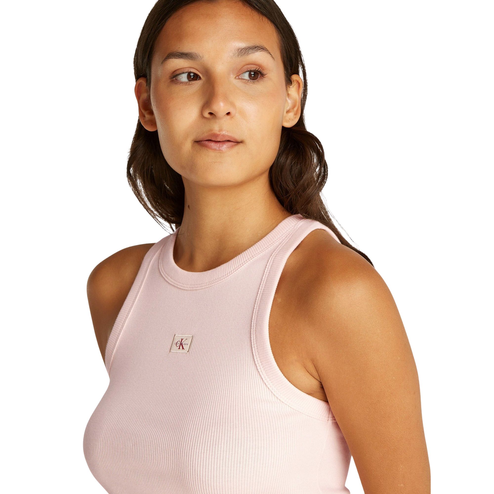 Débardeur Calvin Klein Woven Label Rib Femmes