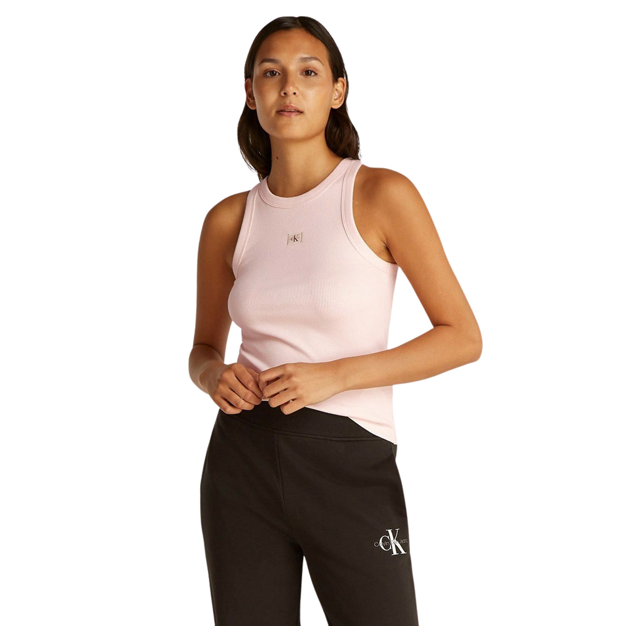 Débardeur Calvin Klein Woven Label Rib Femmes
