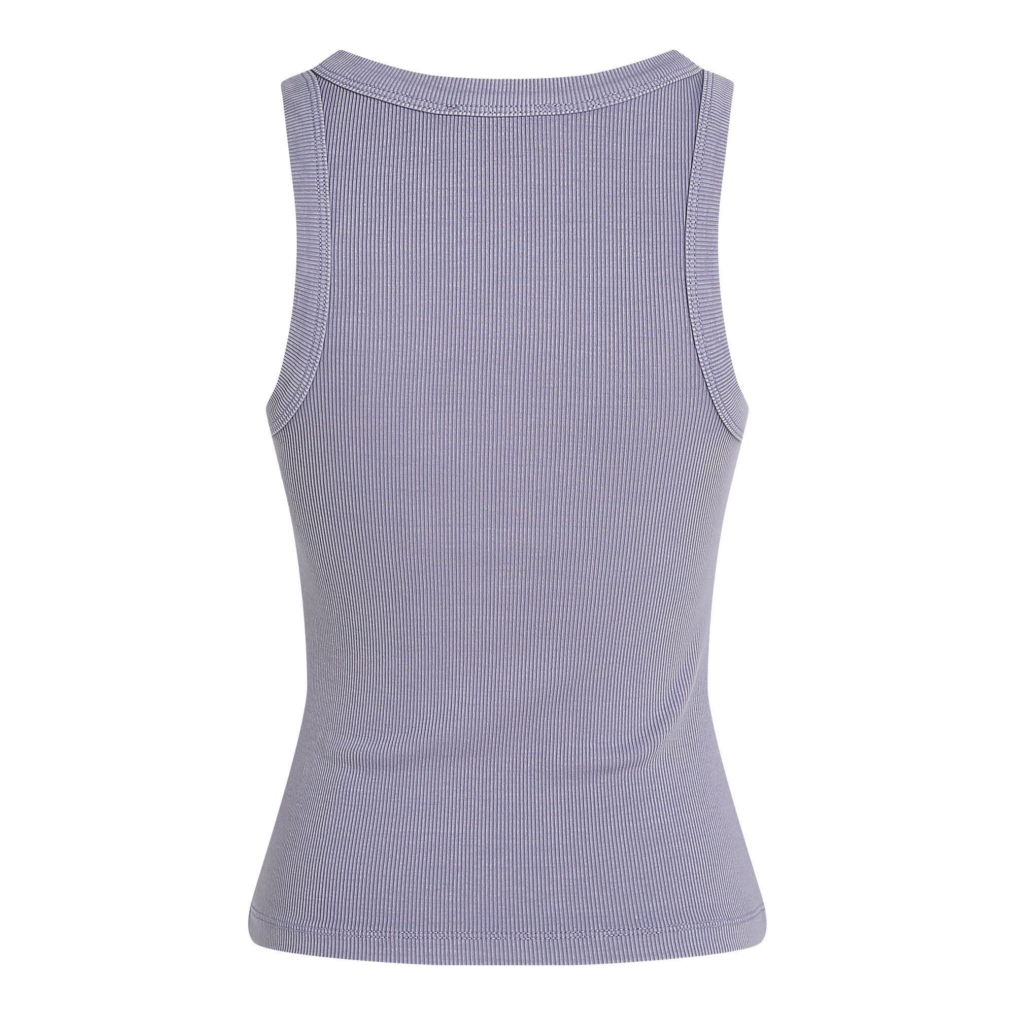 Calvin Klein Washed Woven Label Rib Tanktop Dames