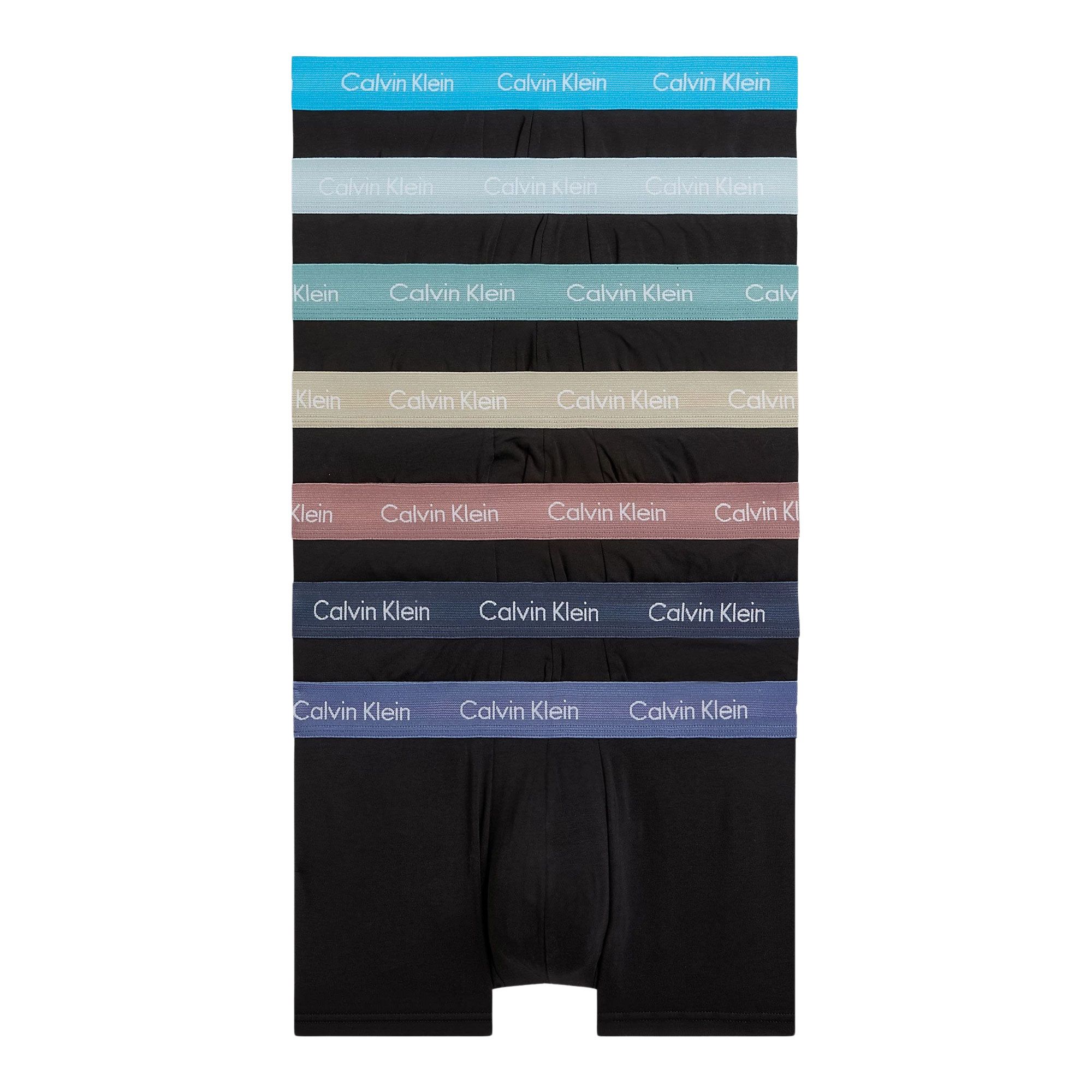 Calvin Klein Low Rise Trunk Boxershorts Heren (7-pack)