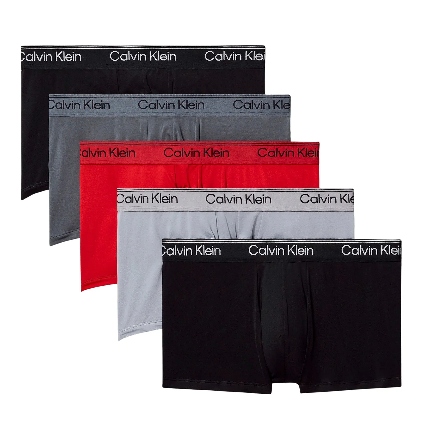 Calvin Klein Low Rise Trunk Boxershorts Heren (5-pack)
