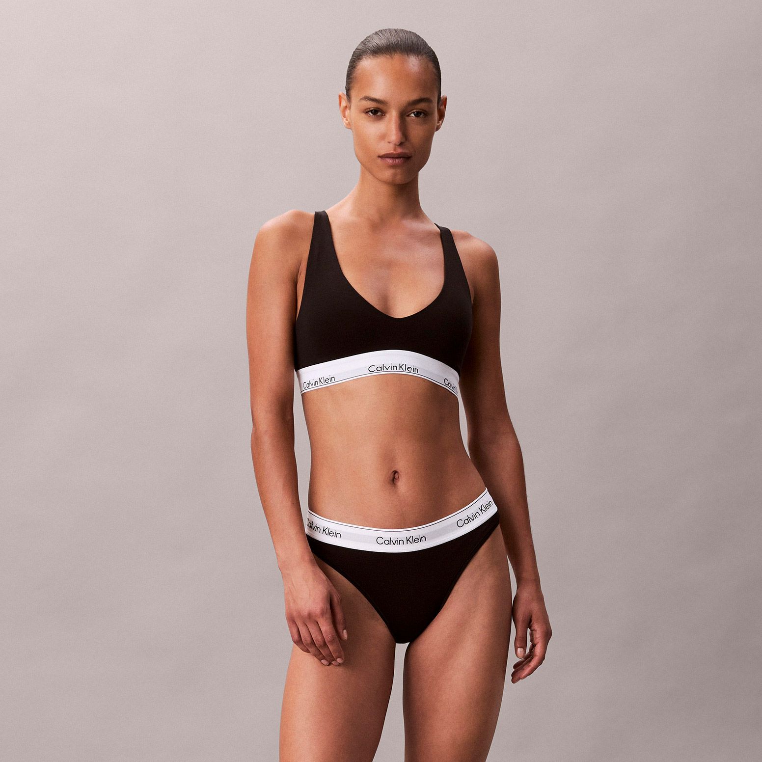 Culotte Calvin Klein High Leg Tanga Femmes