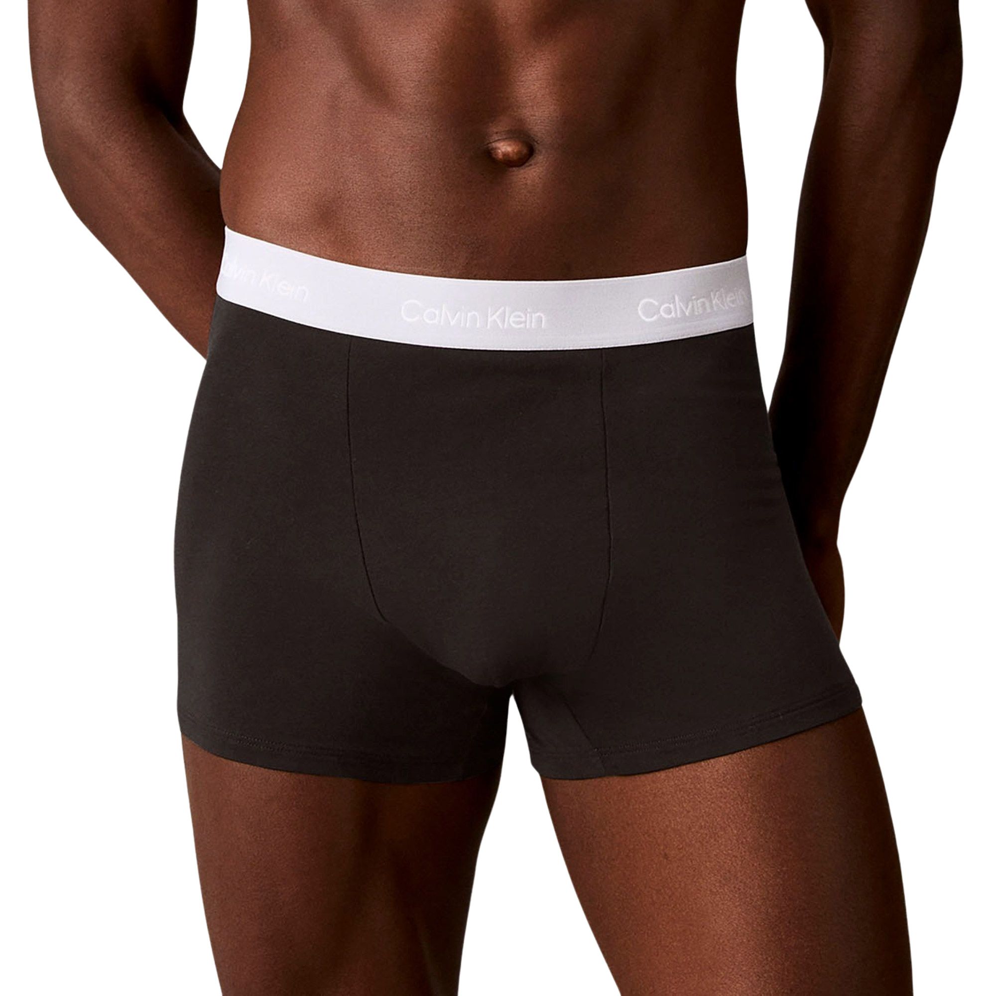 Caleçon Calvin Klein Relaxed Cotton Stretch Trunk Hommes (lot de 3)