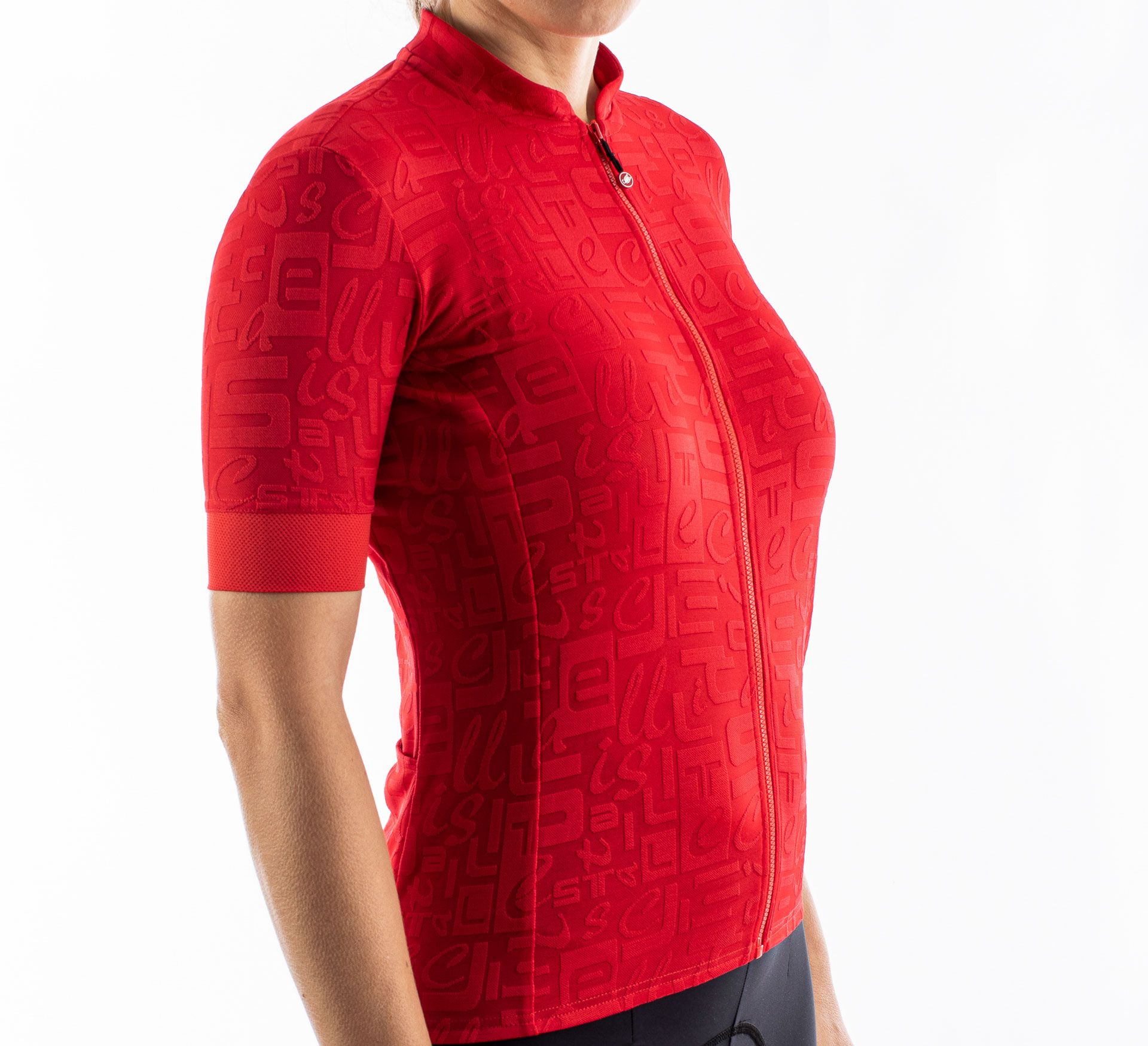 Castelli Promessa Jacquard Jersey FZ Wielrenshirt Dames