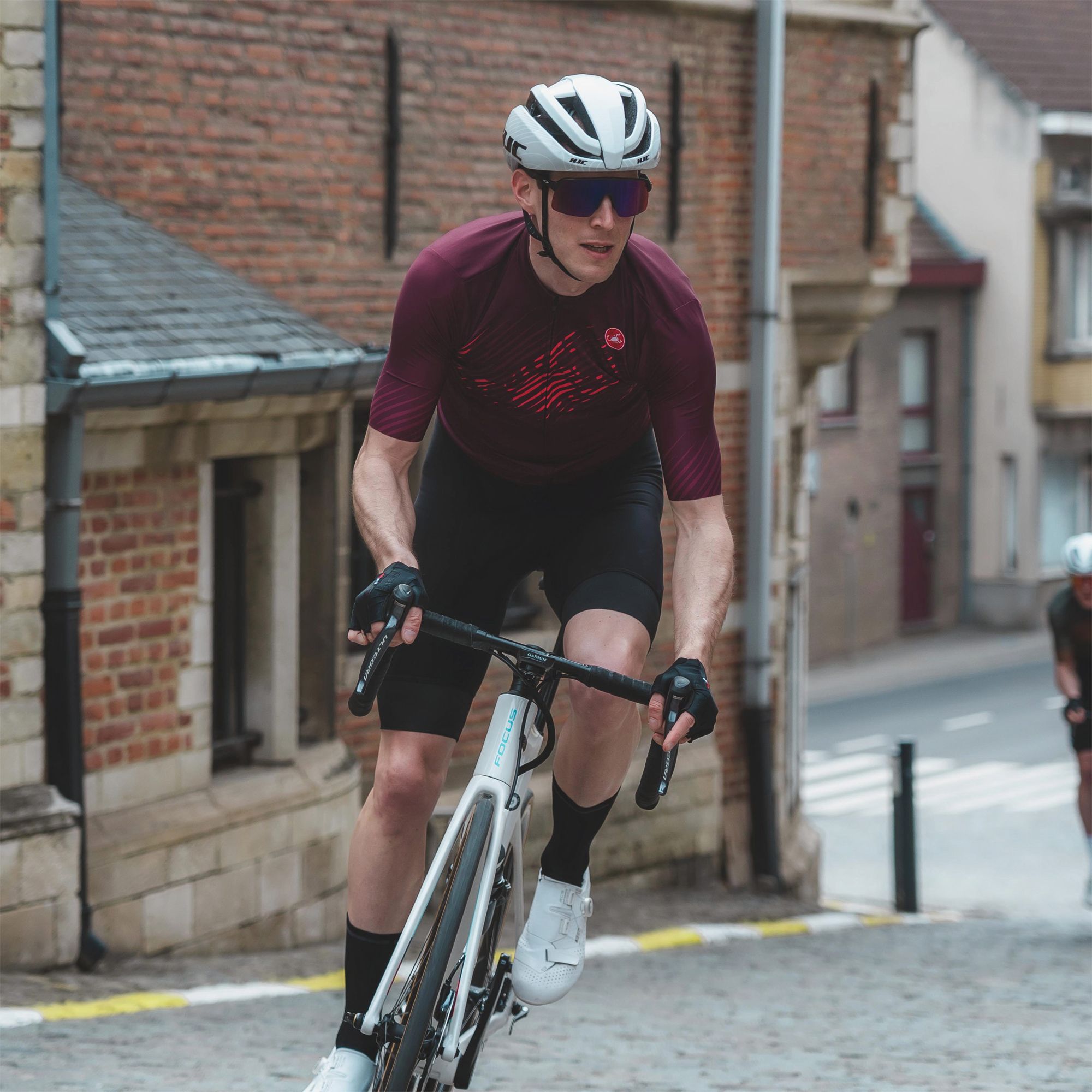 Maillot cycliste équipe Garmin Castelli maillot de cyclisme