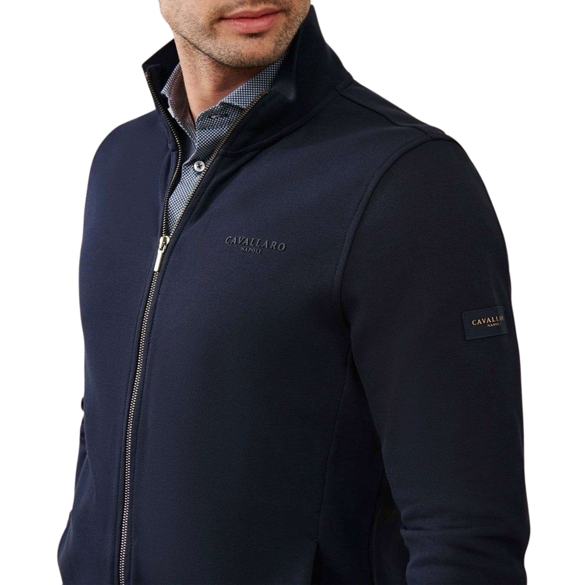 Cavallaro Napoli Danto Full Zip Cardigan Sweatvest Heren