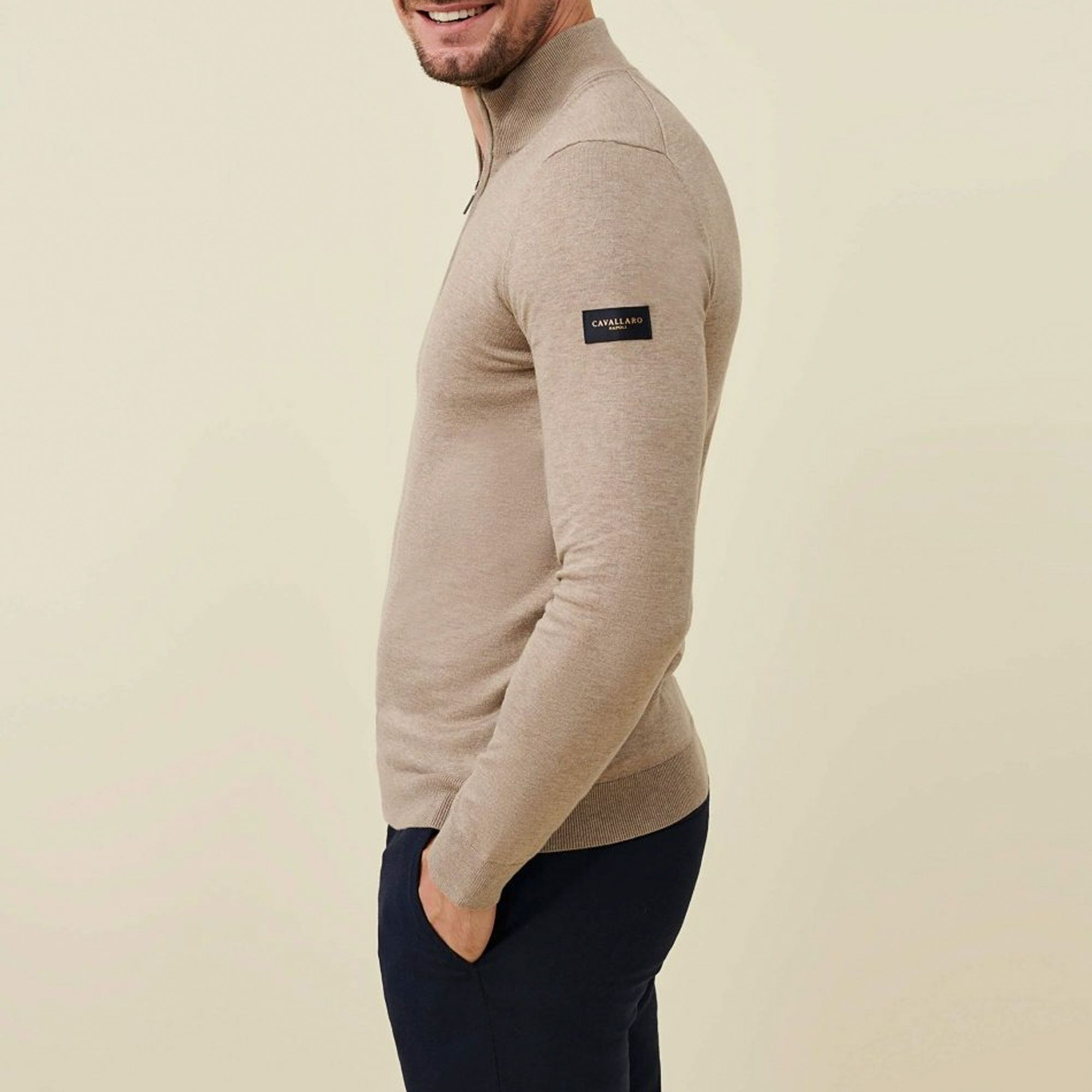 Cavallaro Napoli Matteo Halfzip Trui Heren