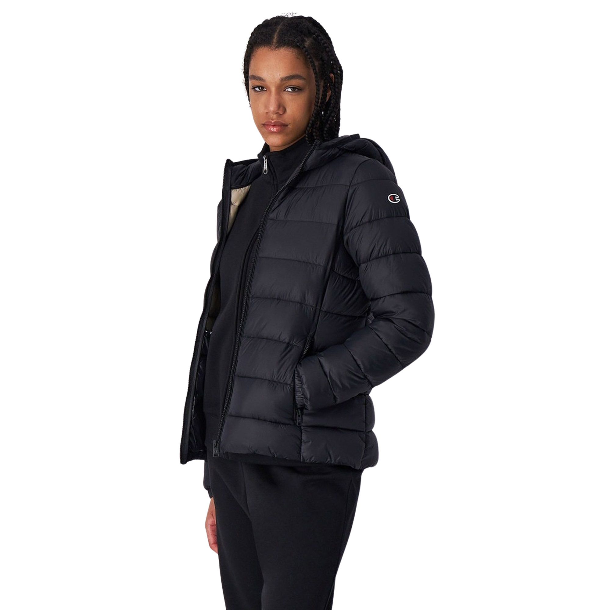 Champion Hooded Lightweight Polyfilled Jas Dames