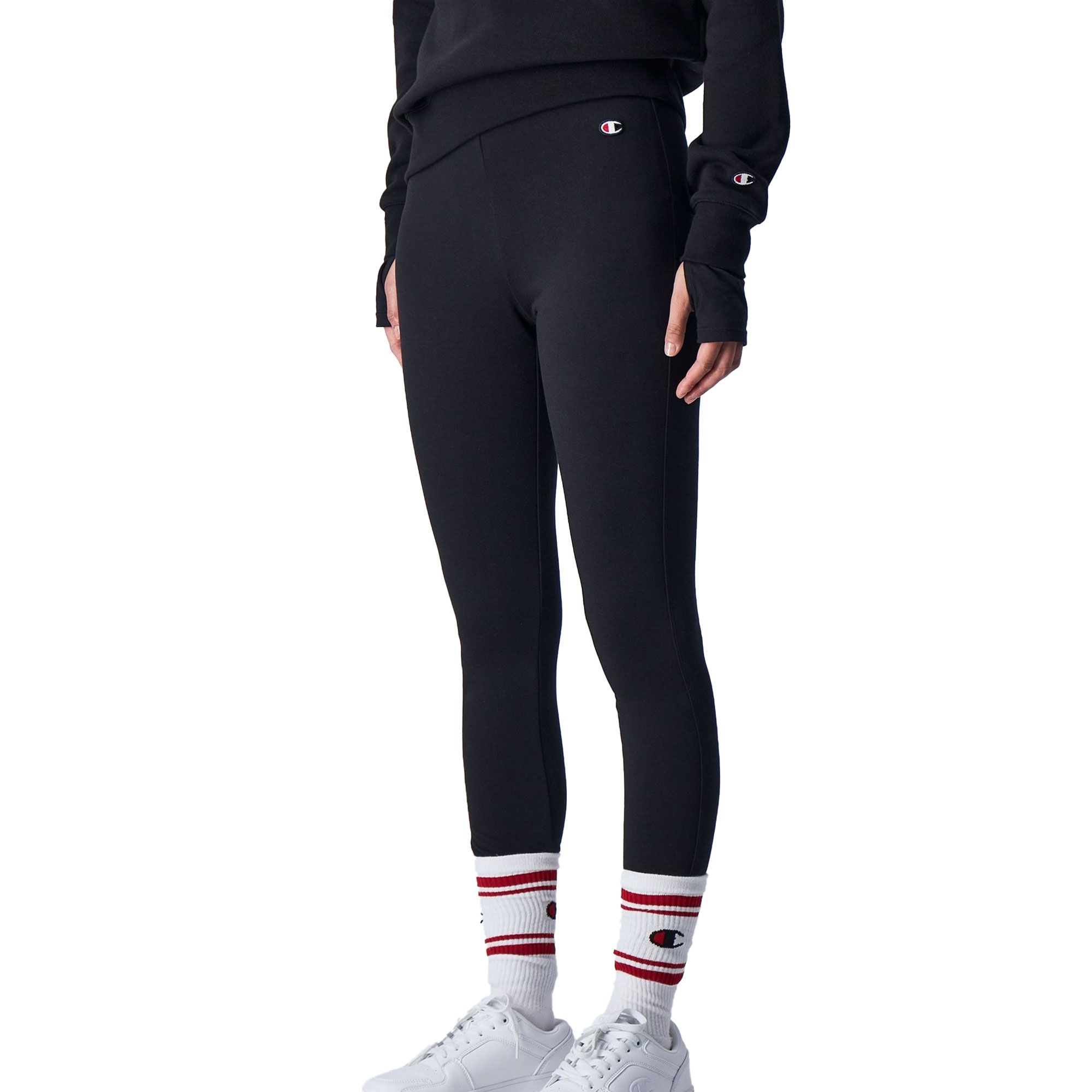 Champion Logo Patch Fleece Legging Dames