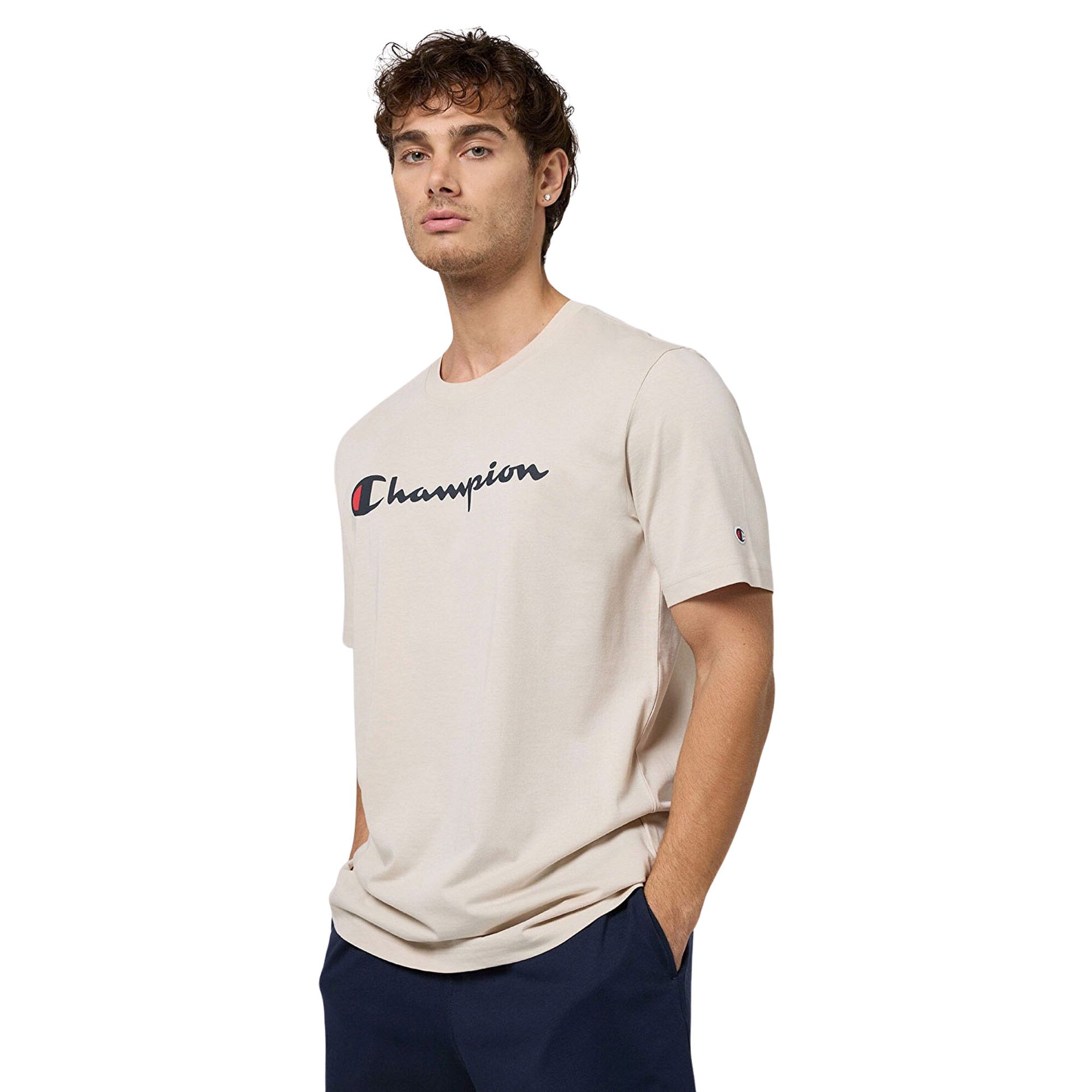Champion Big Logo Jersey Shirt Heren