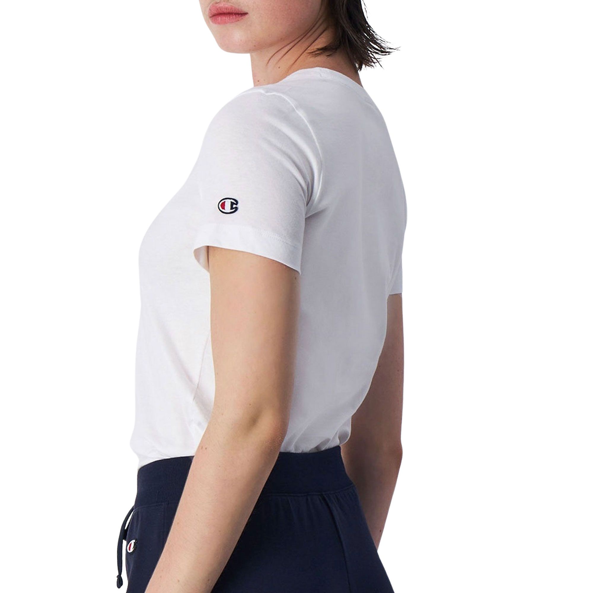 Champion Big Script Logo Crewneck Shirt Dames