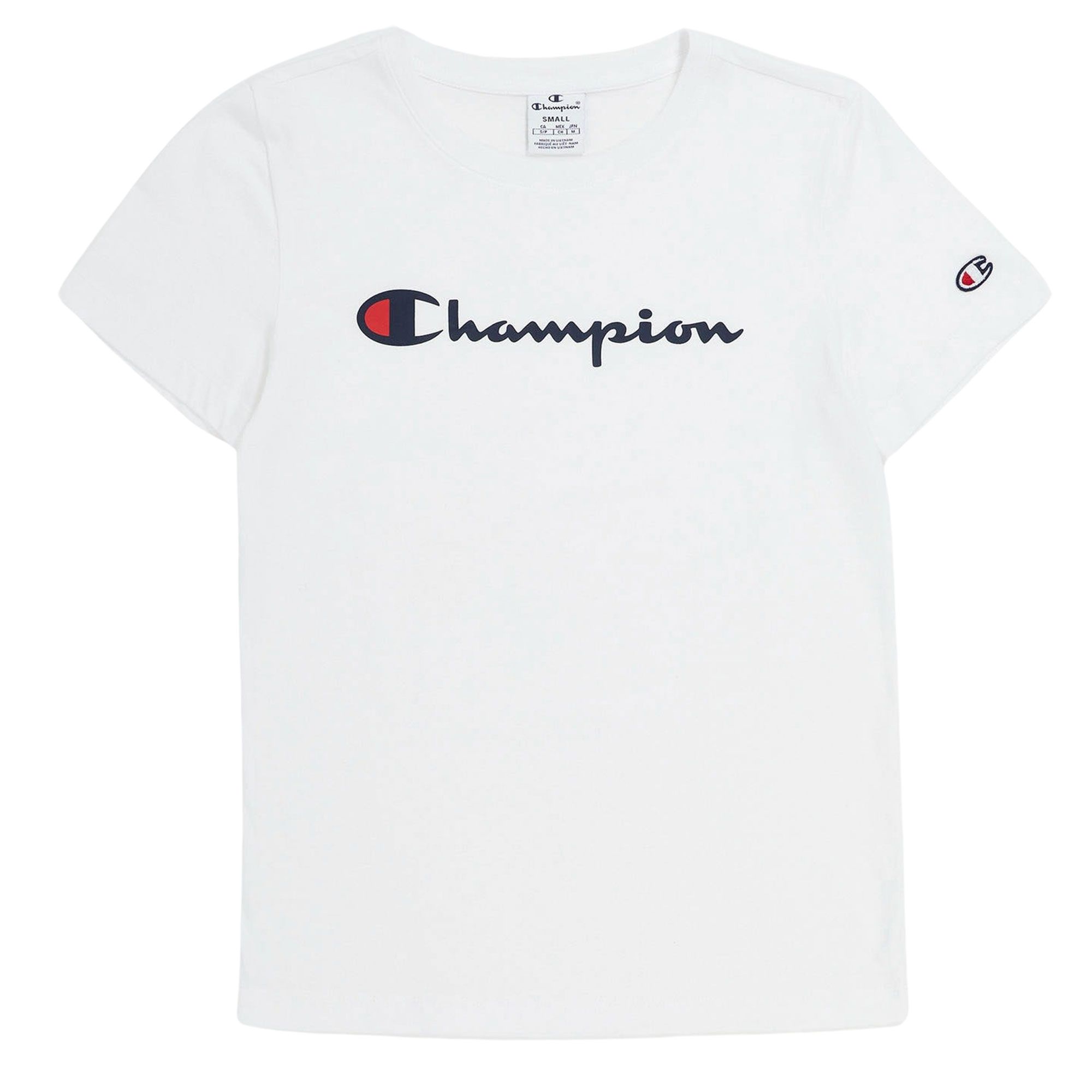 Champion Big Script Logo Crewneck Shirt Dames