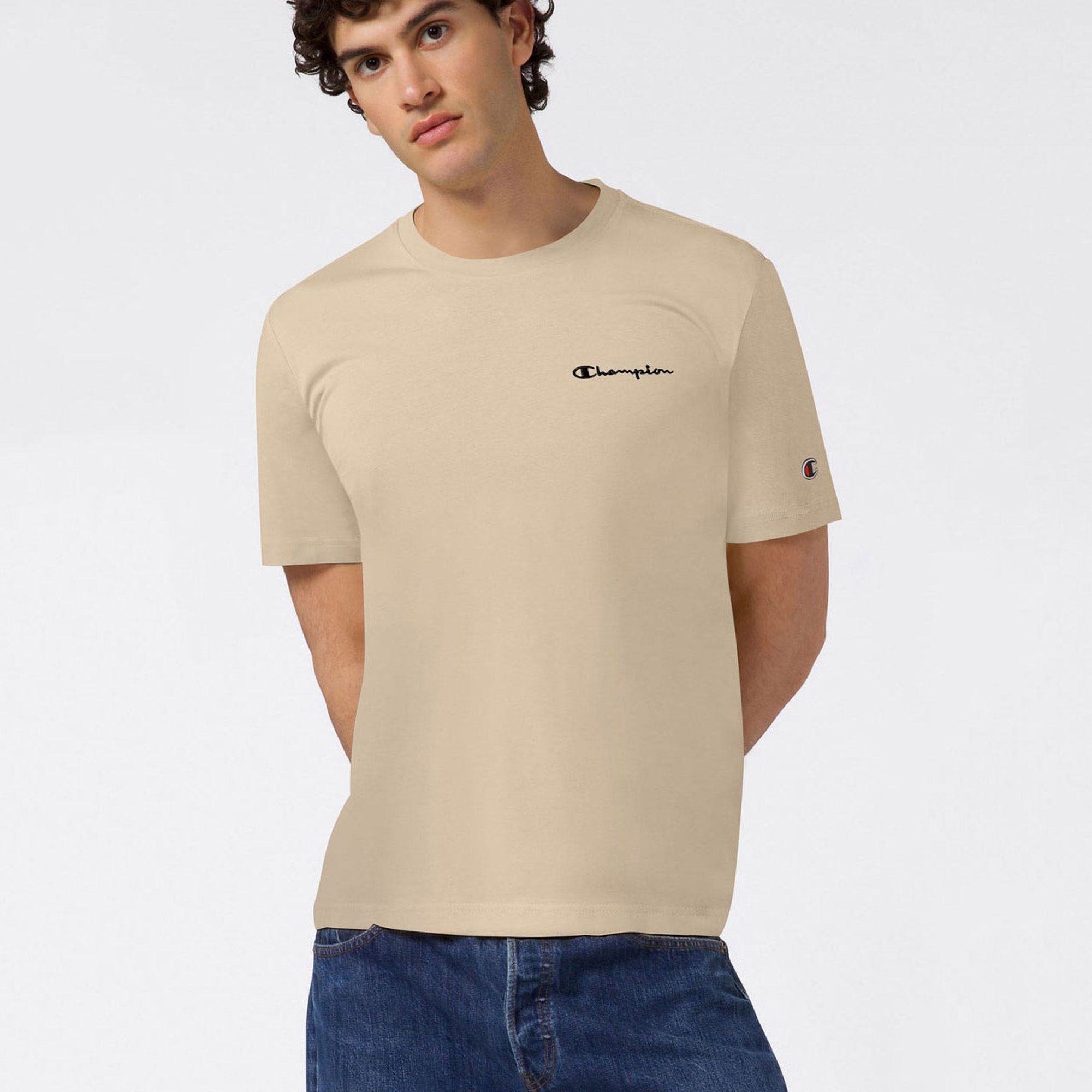Champion Logo Icons SS Shirt Heren