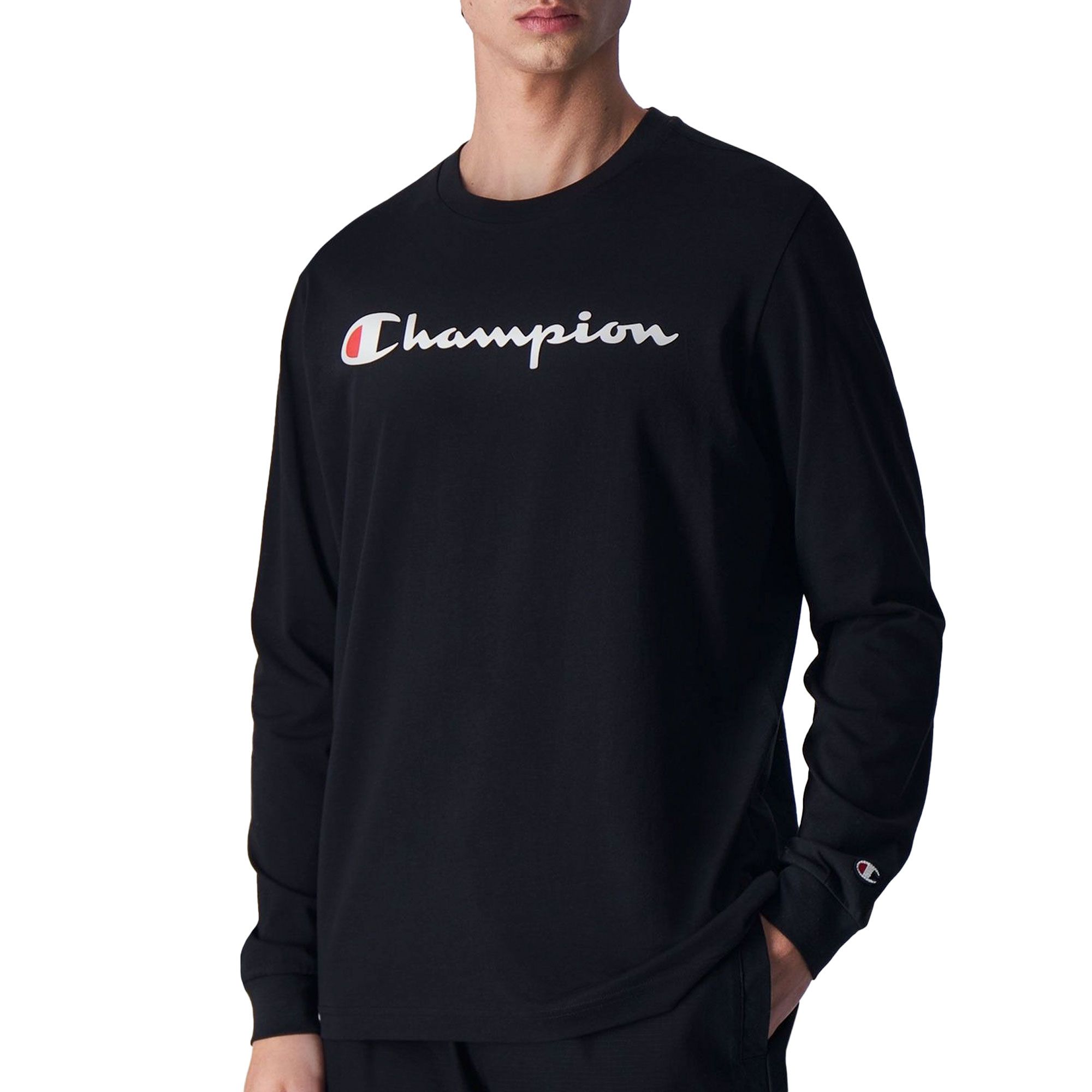 Champion Embroidered Longsleeve Shirt Heren