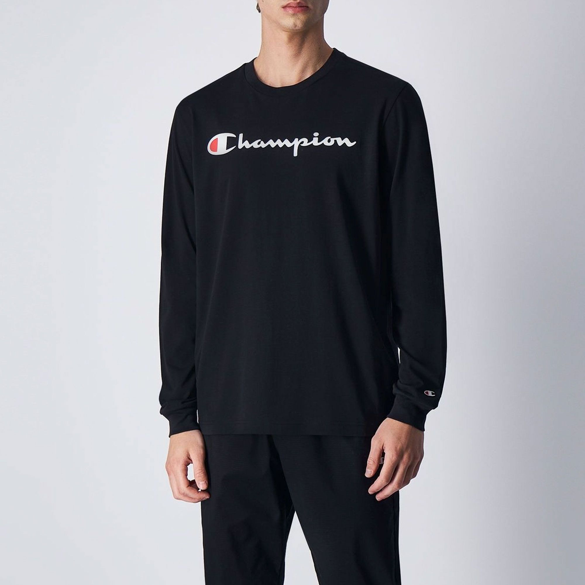 Champion Embroidered Longsleeve Shirt Heren