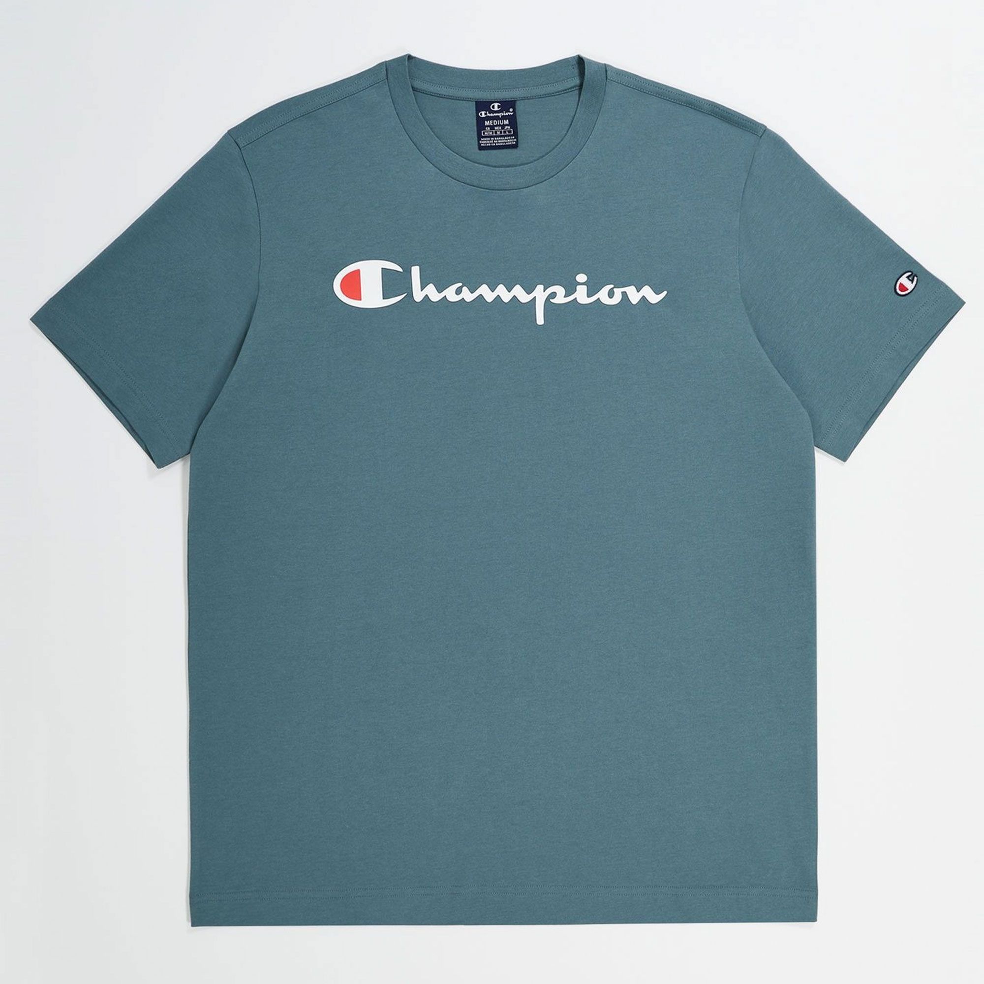 Champion Embroidered Script Logo Shirt Heren