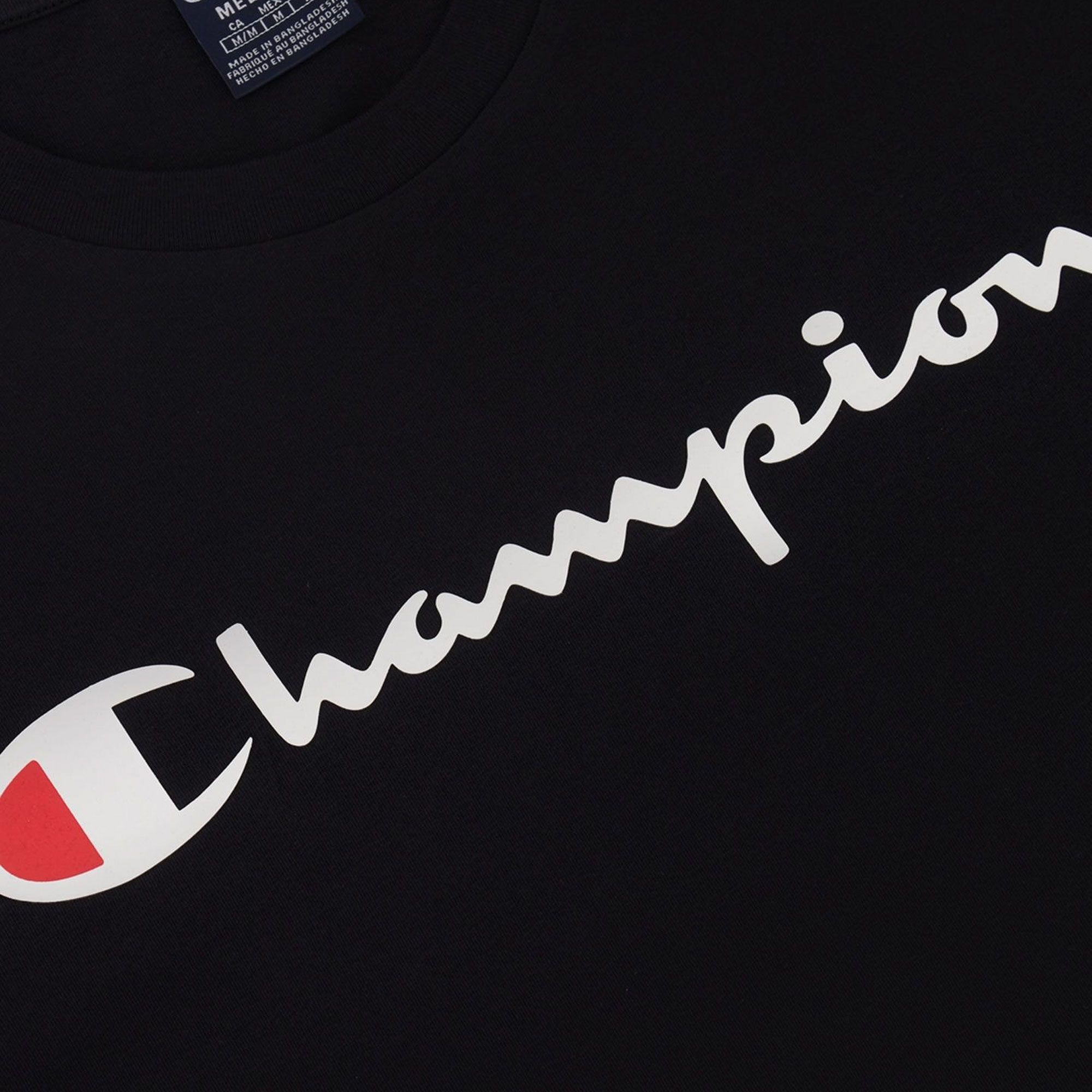 Champion Embroidered Script Logo Shirt Heren