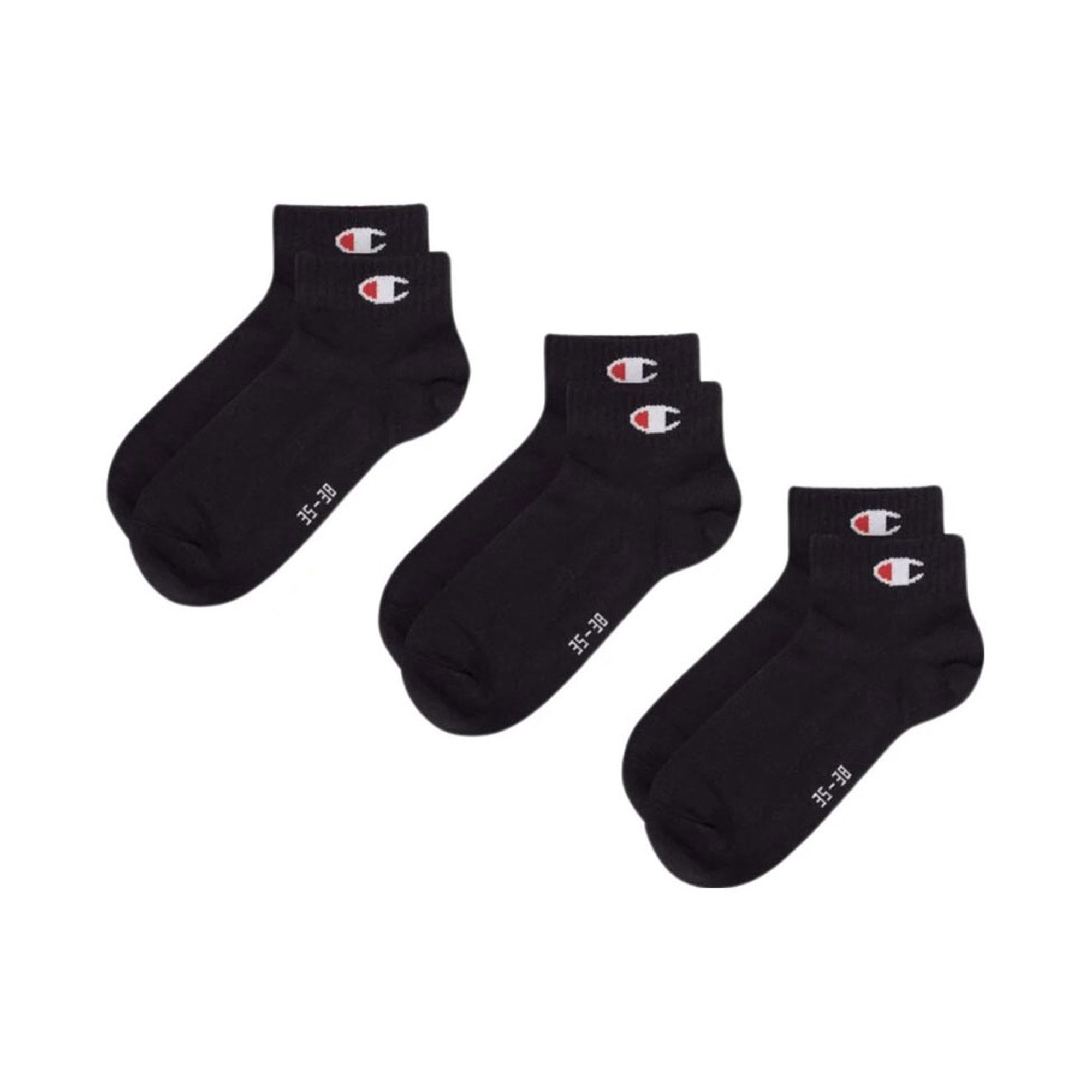 Chaussettes Champion Quarter Adulte (lot de 3)