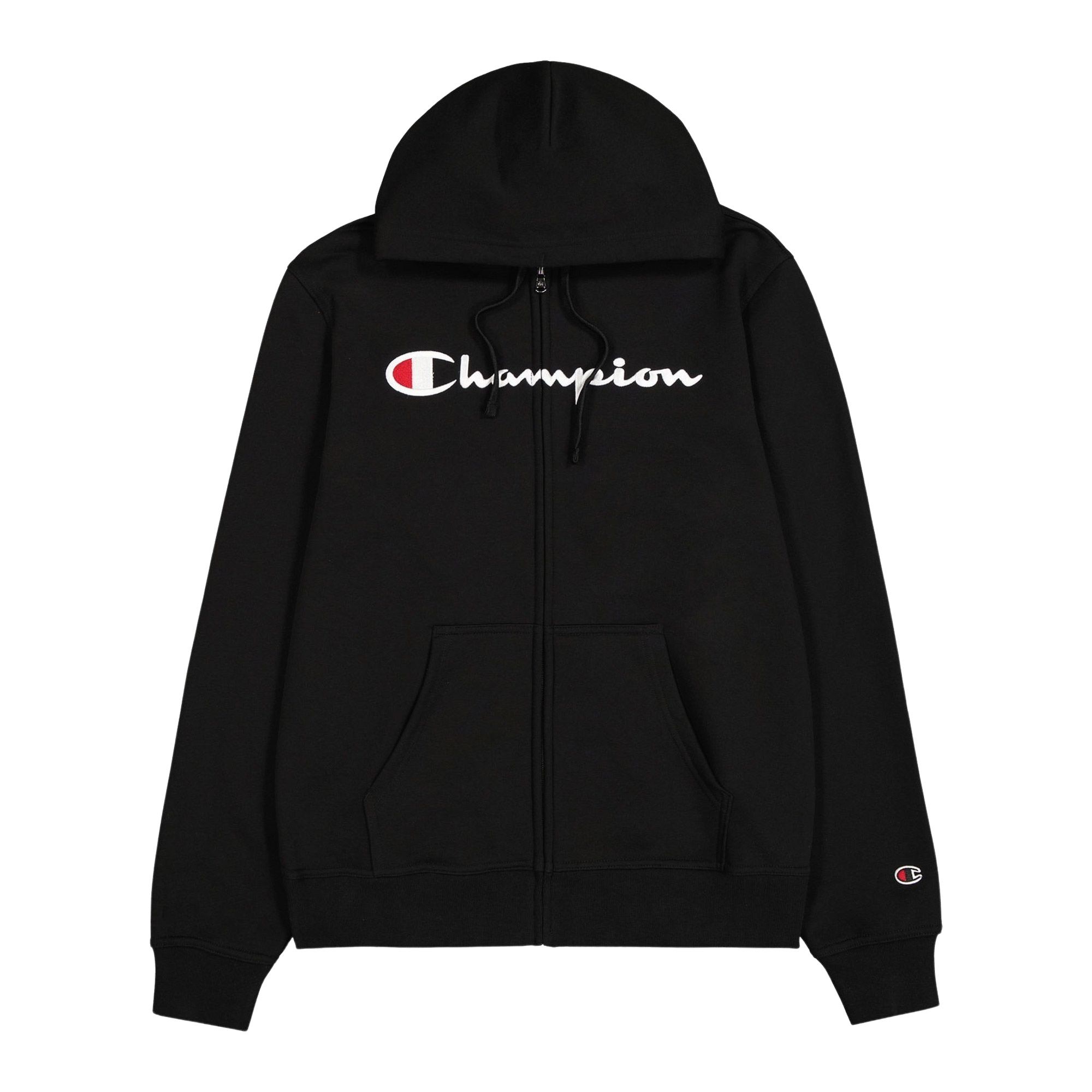Champion Big Logo Fleece Full Zip Hoodie Men | Plutosport