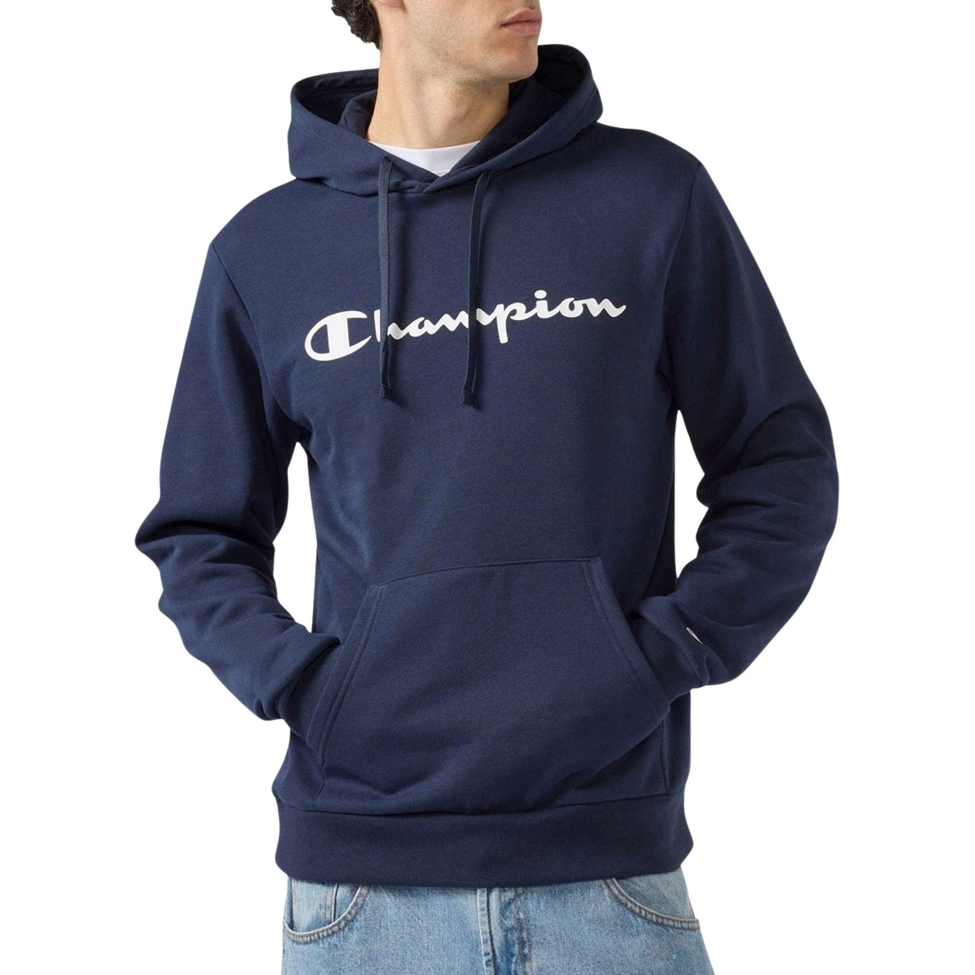 Champion Script Logo Hoodie Heren