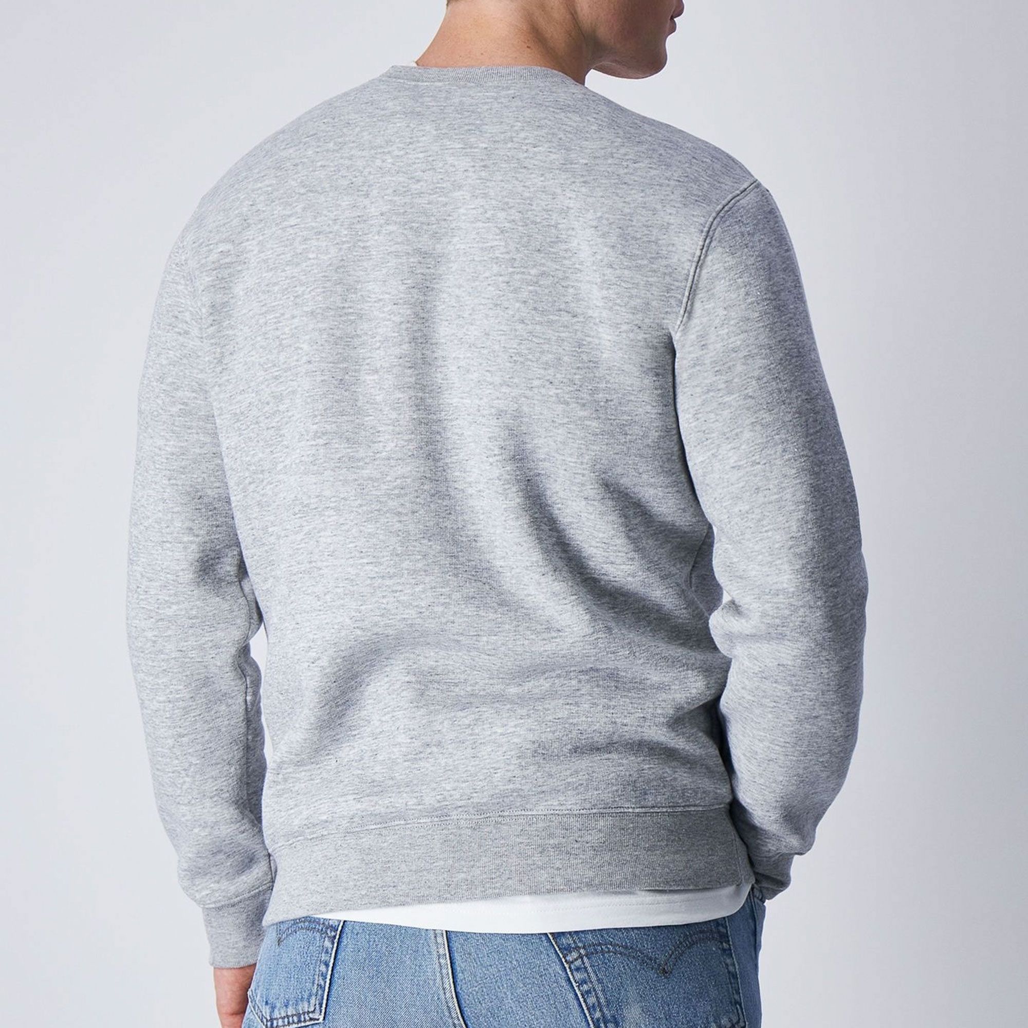 Champion Small Script Logo Fleece Sweater Heren